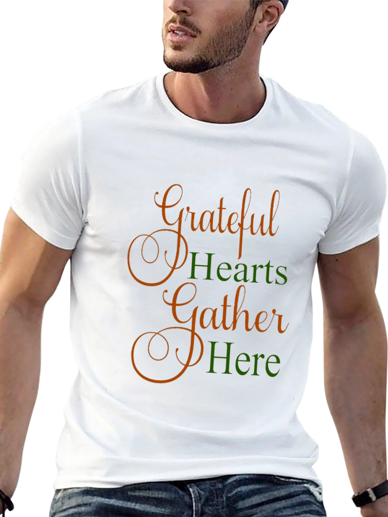 Grateful Hearts Gather Here T-Shirt