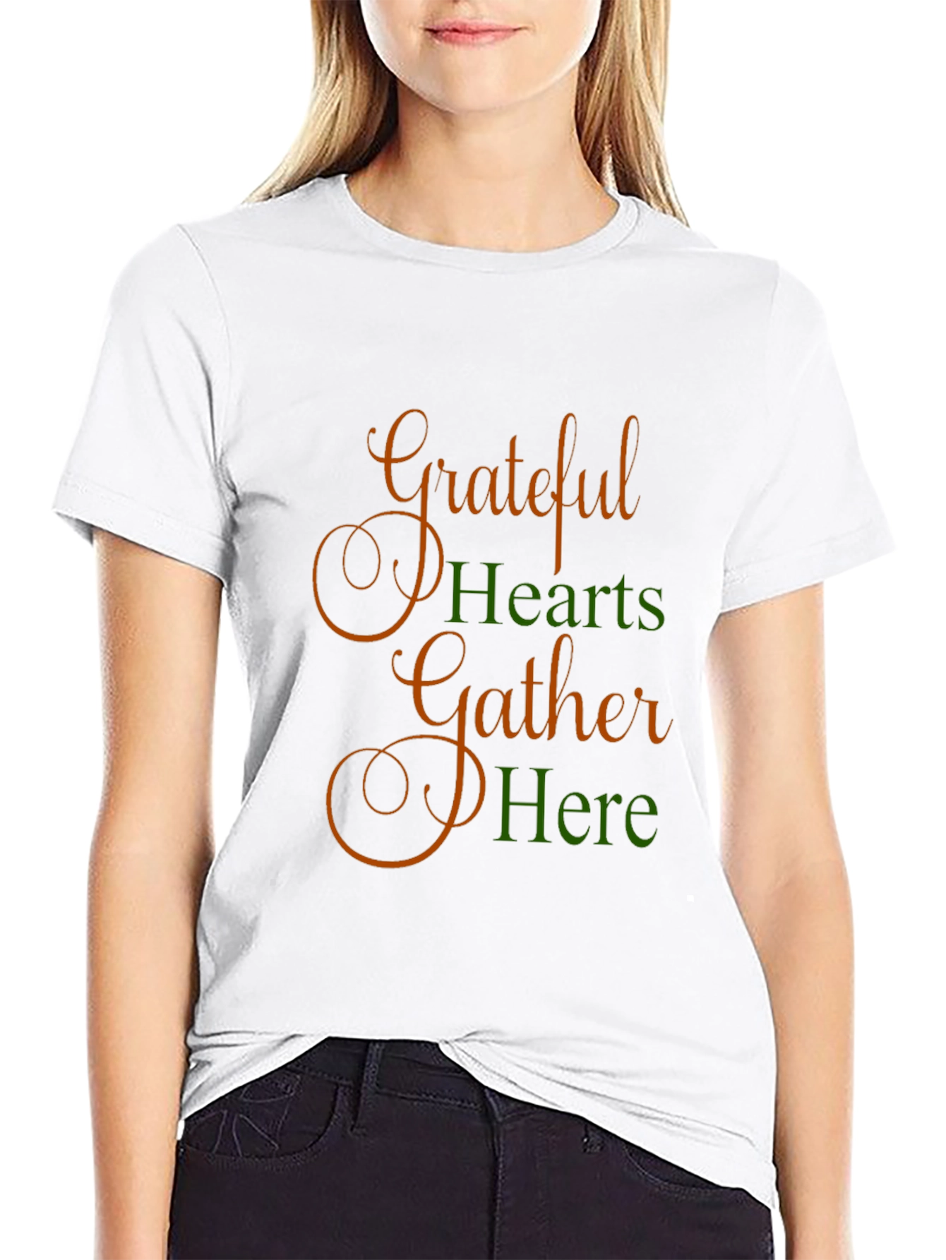 Grateful Hearts Gather Here T-Shirt