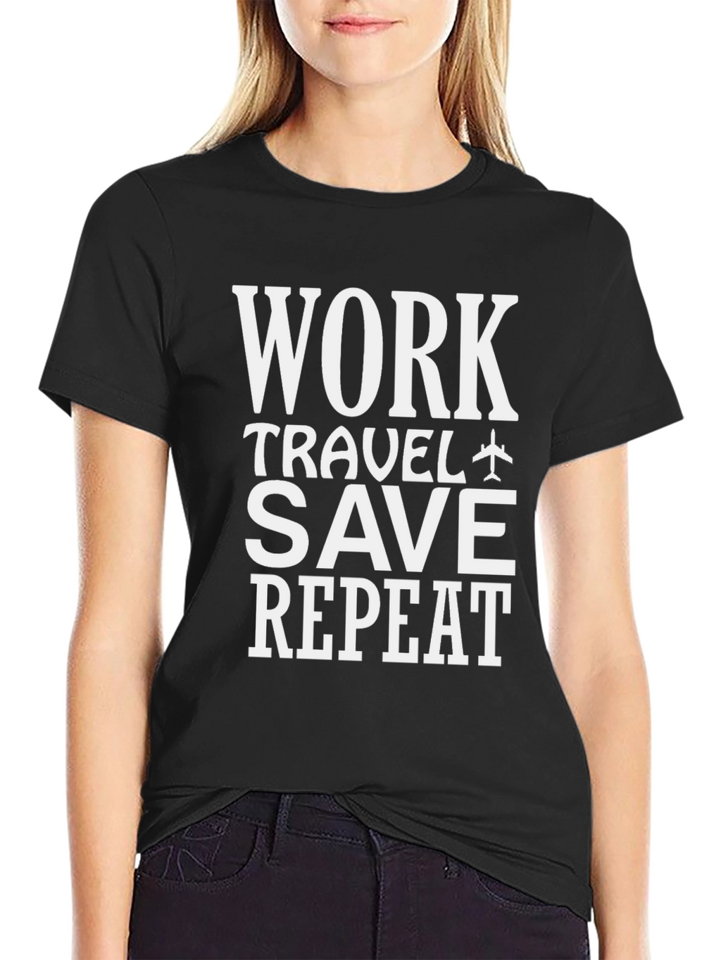 Work Travel Save Repeat T-Shirt