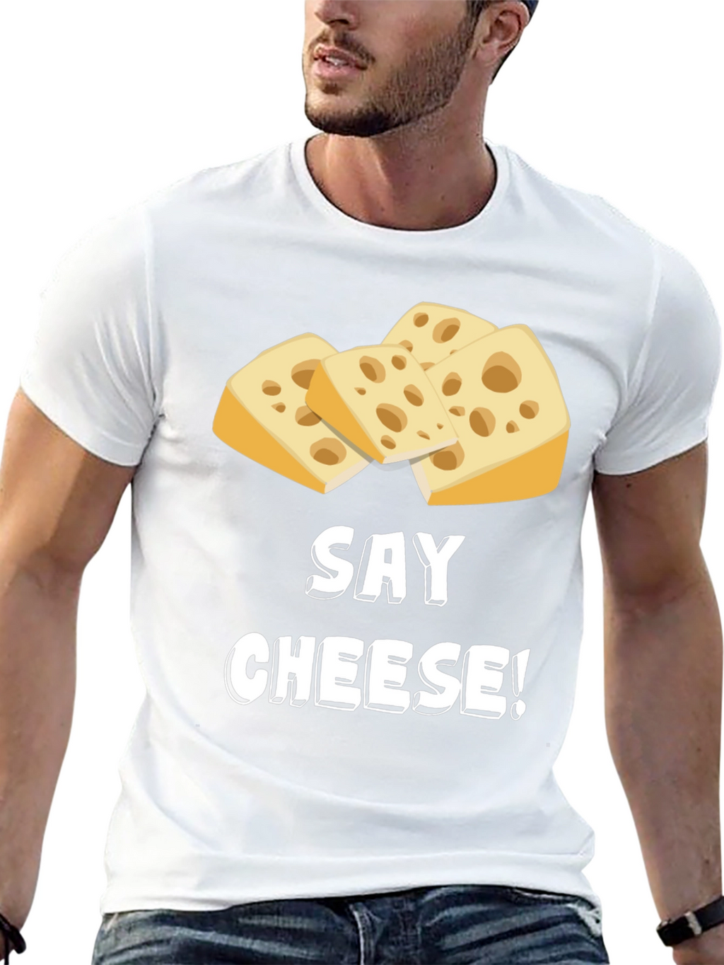 Say Cheese! Funny Graphic T-Shirt