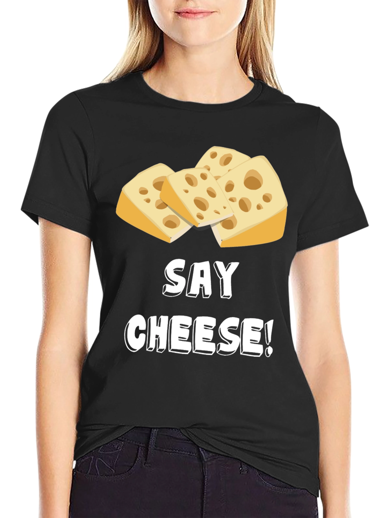 Say Cheese! Funny Graphic T-Shirt