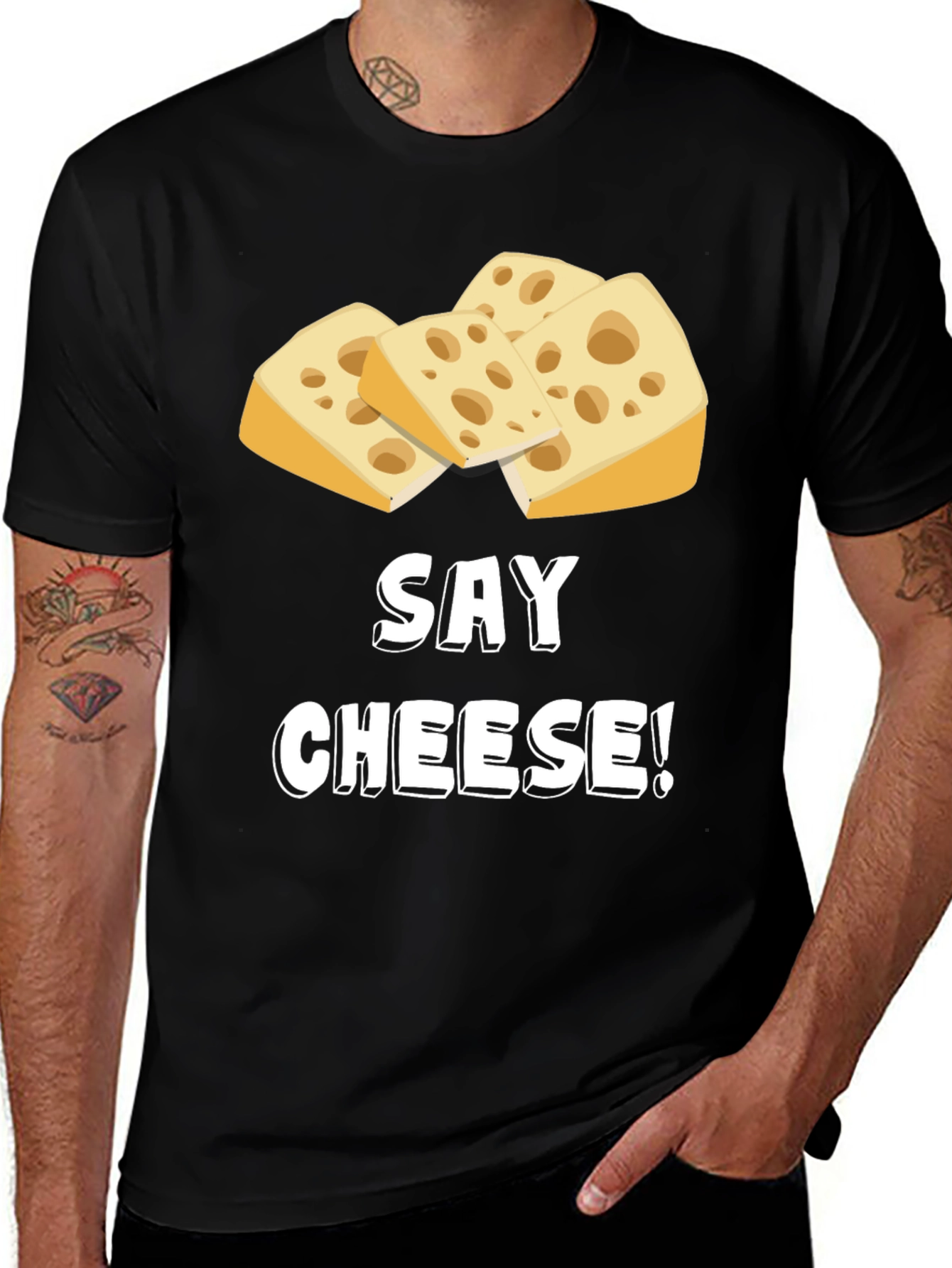 Say Cheese! Funny Graphic T-Shirt