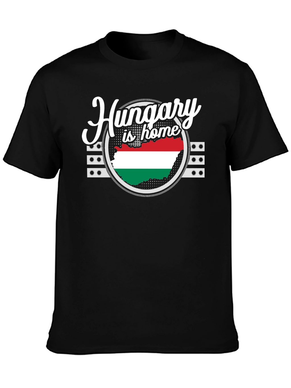 Hungary Is Home Black T-Shirt