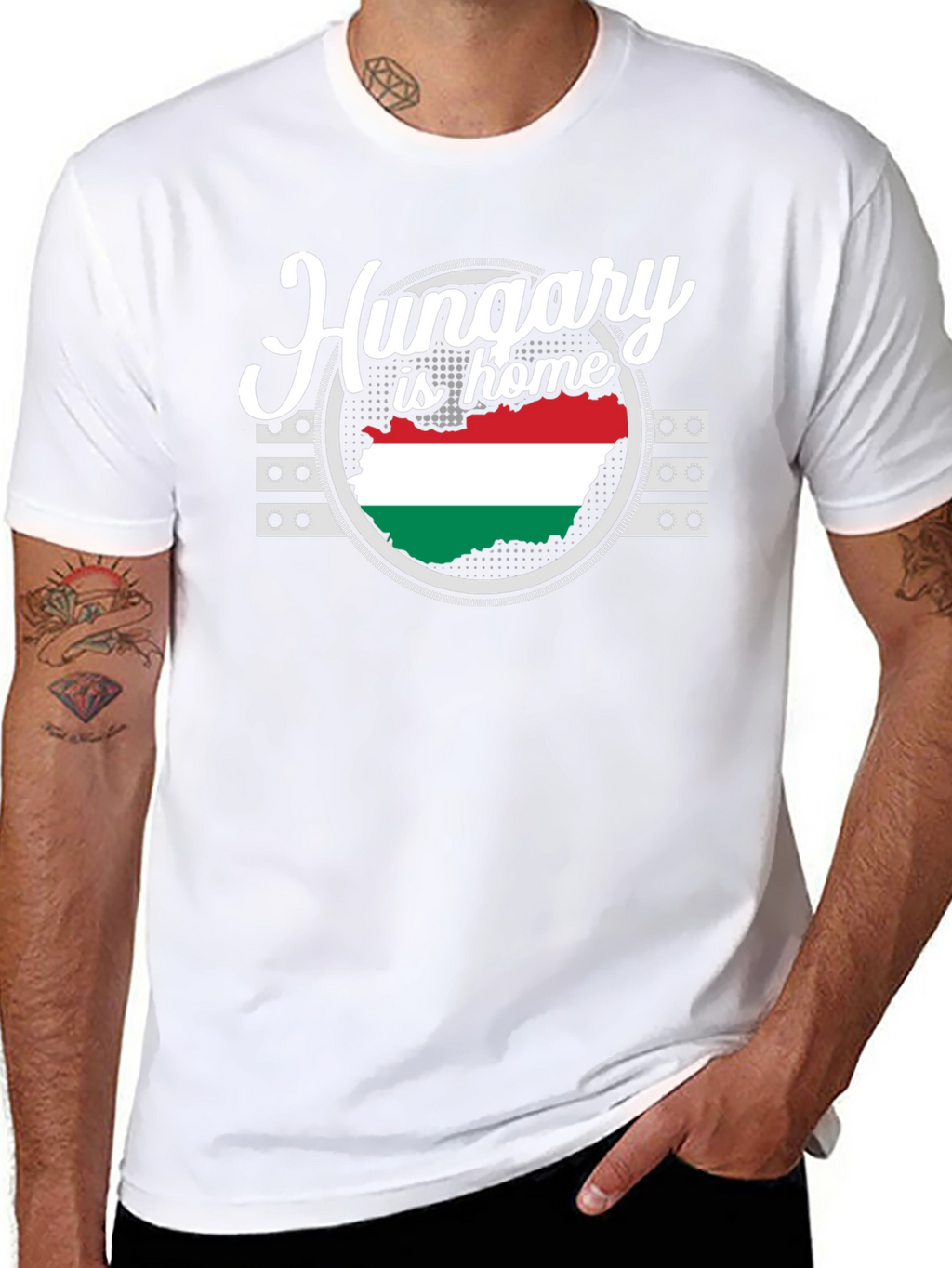 Hungary Is Home Black T-Shirt
