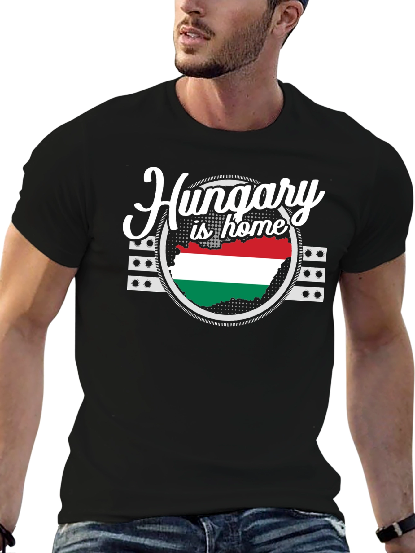 Hungary Is Home Black T-Shirt