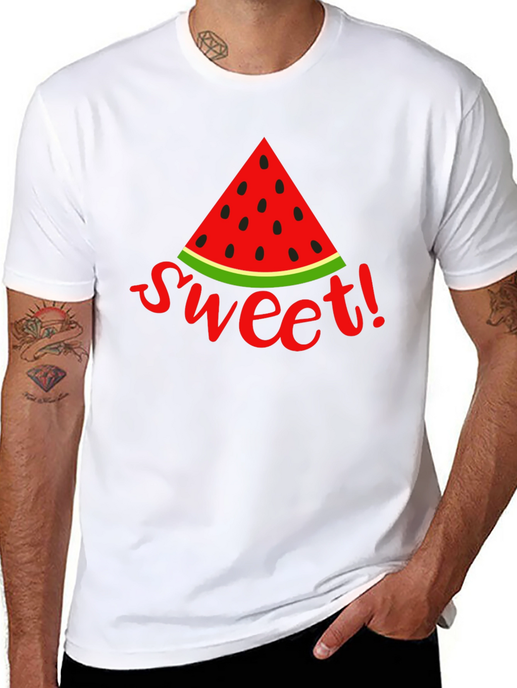 Sweet Watermelon Graphic T-Shirt - Summer Fun
