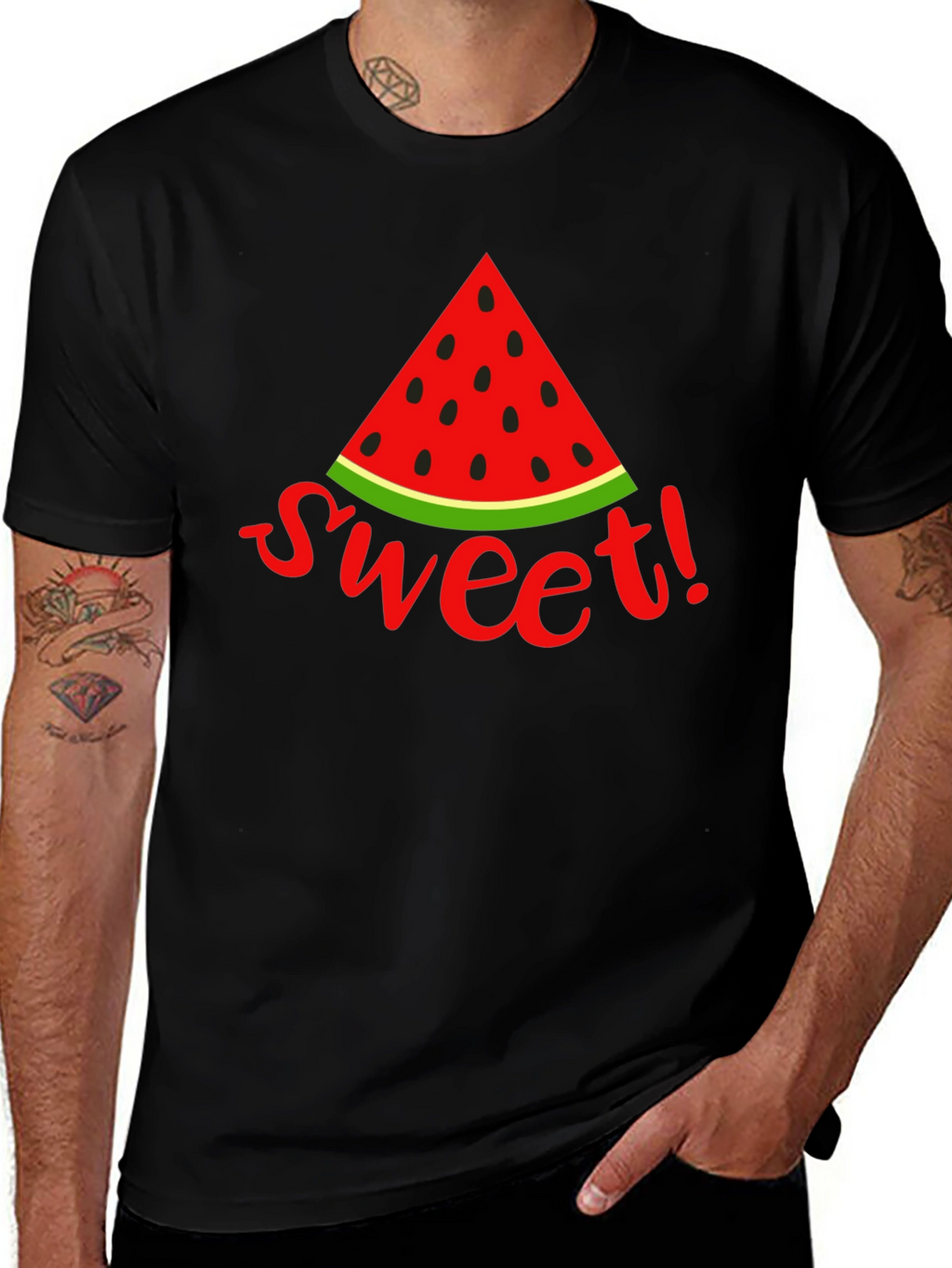 Sweet Watermelon Graphic T-Shirt - Summer Fun