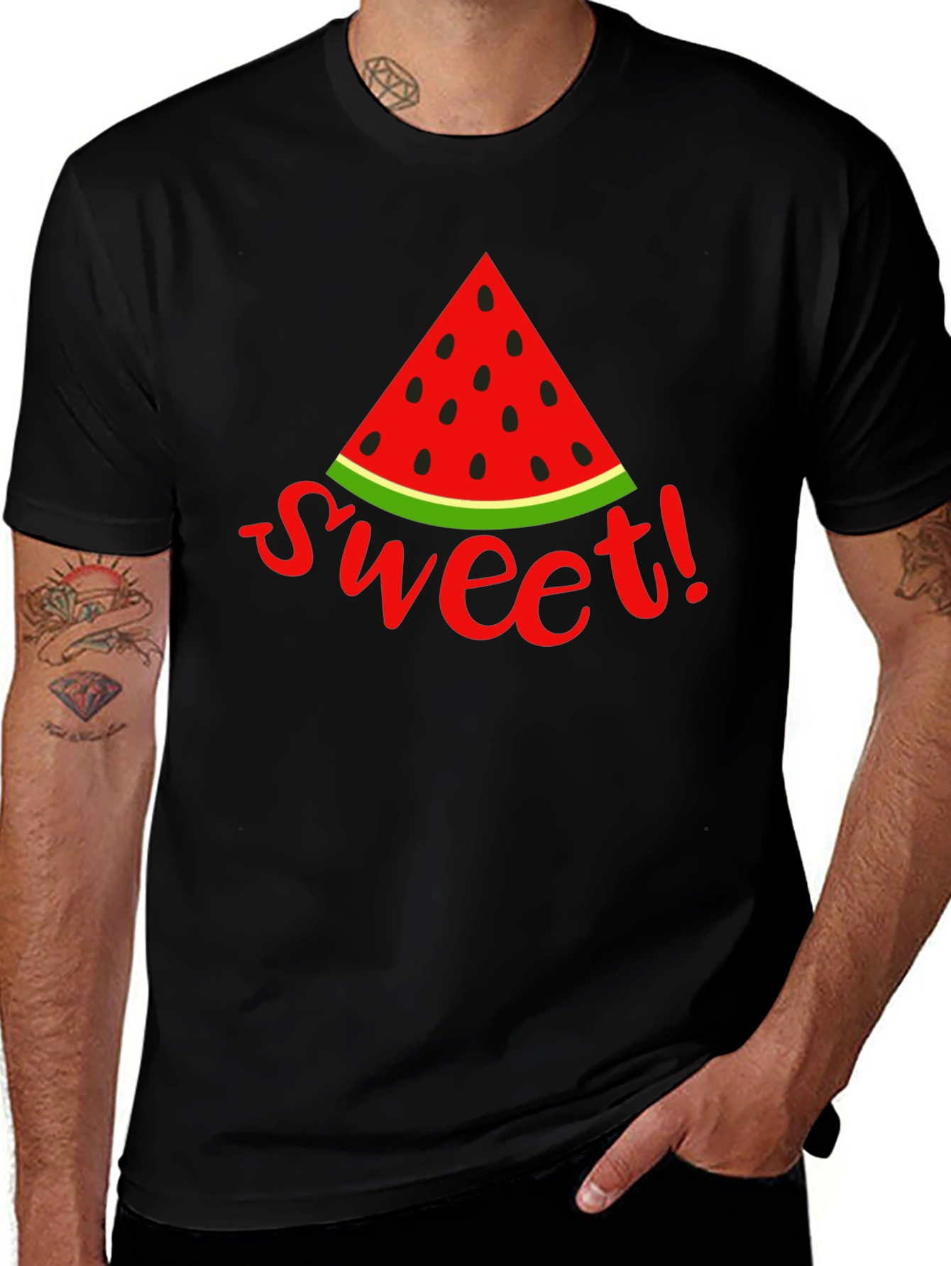 Sweet Watermelon Graphic T-Shirt - Summer Fun