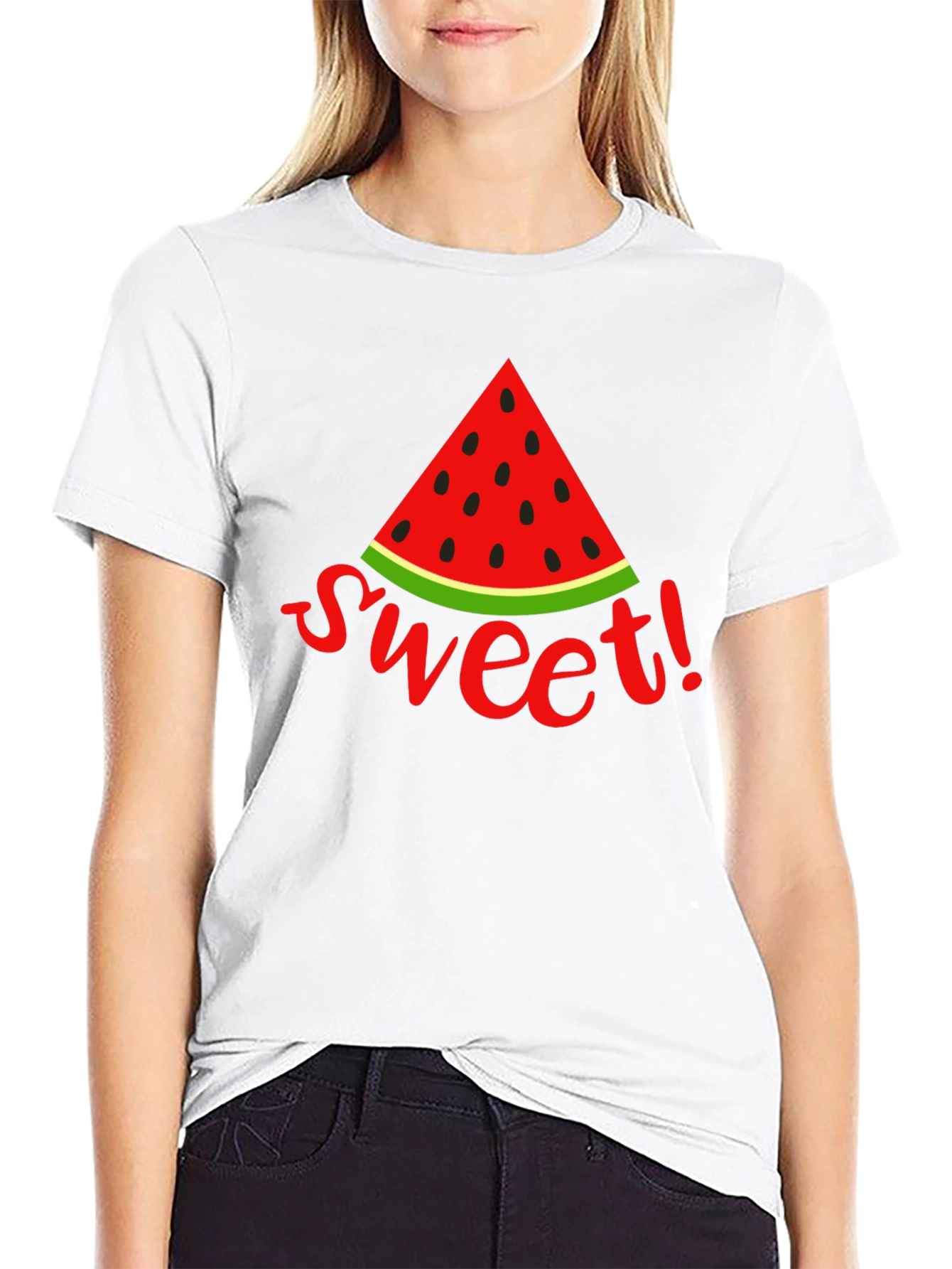 Sweet Watermelon Graphic T-Shirt - Summer Fun