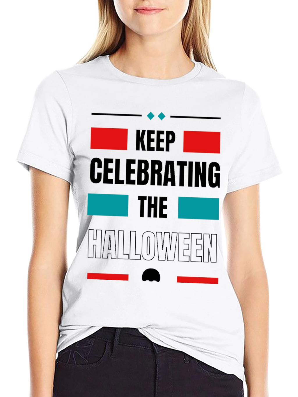 Keep Celebrating Halloween Black T-Shirt
