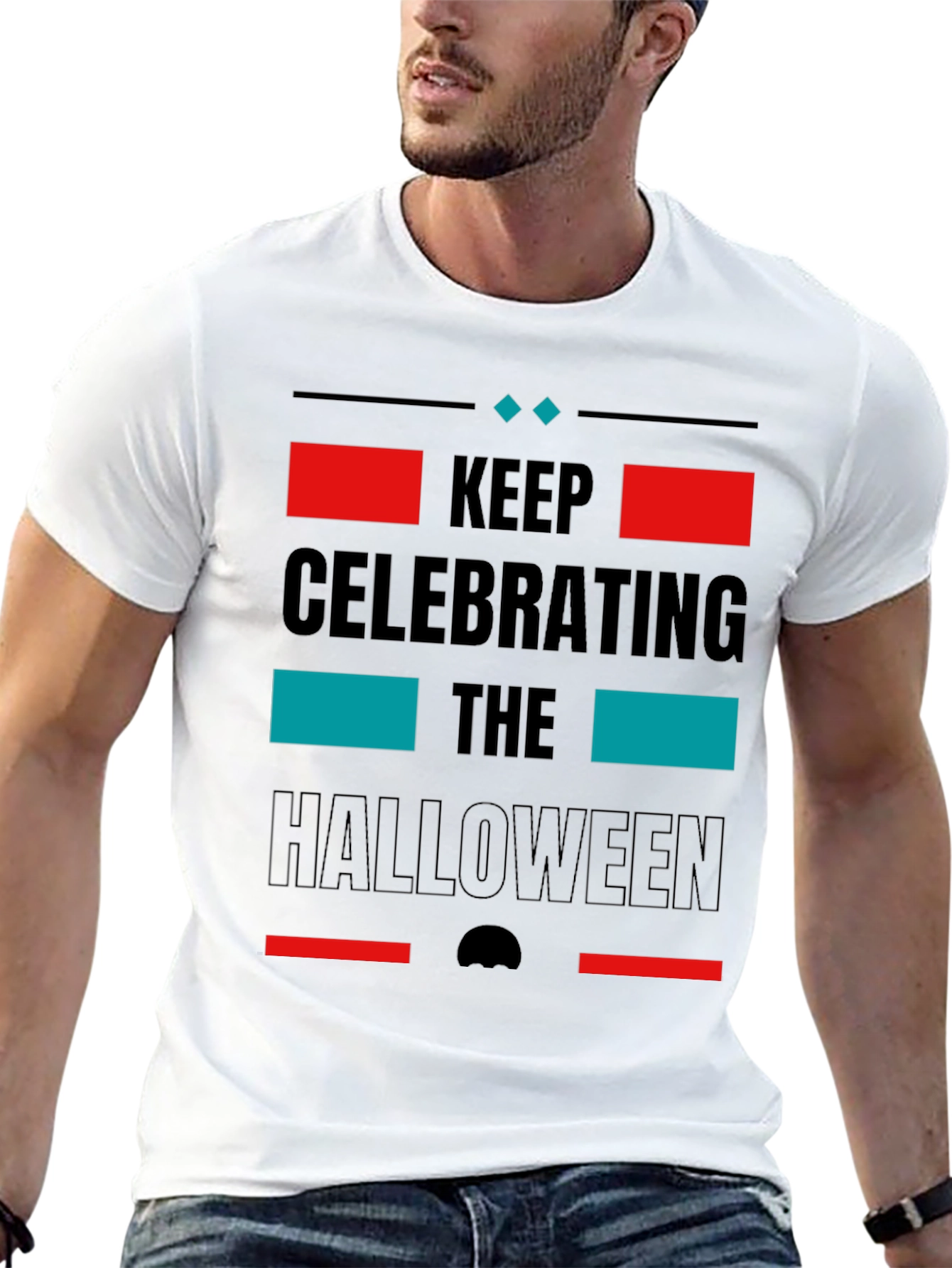 Keep Celebrating Halloween Black T-Shirt