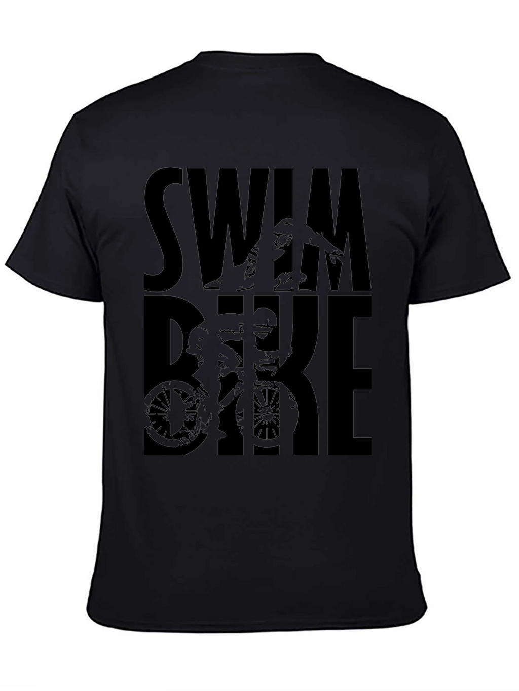 Triathlon Swim Bike Run Graphic Tee