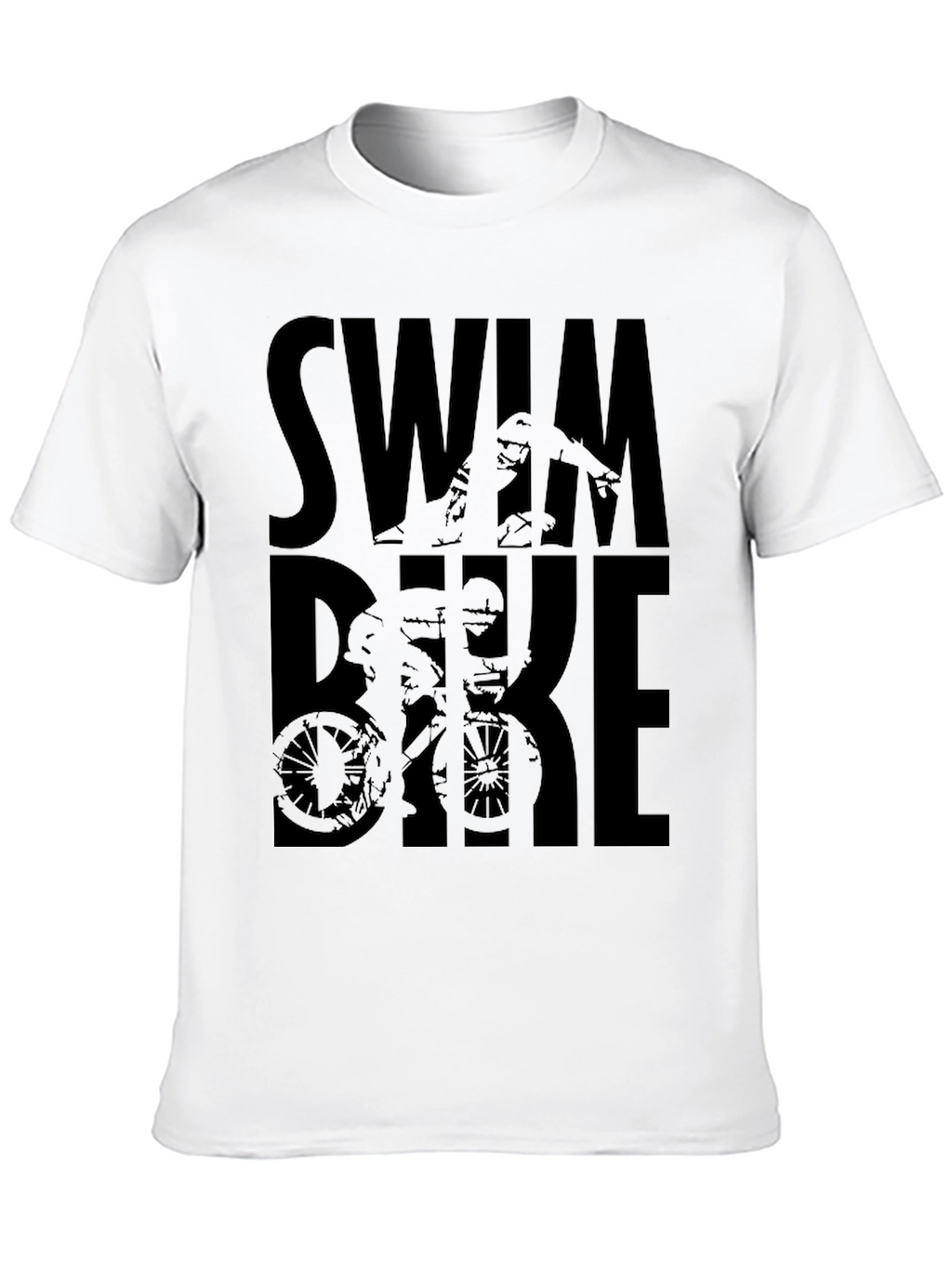 Triathlon Swim Bike Run Graphic Tee