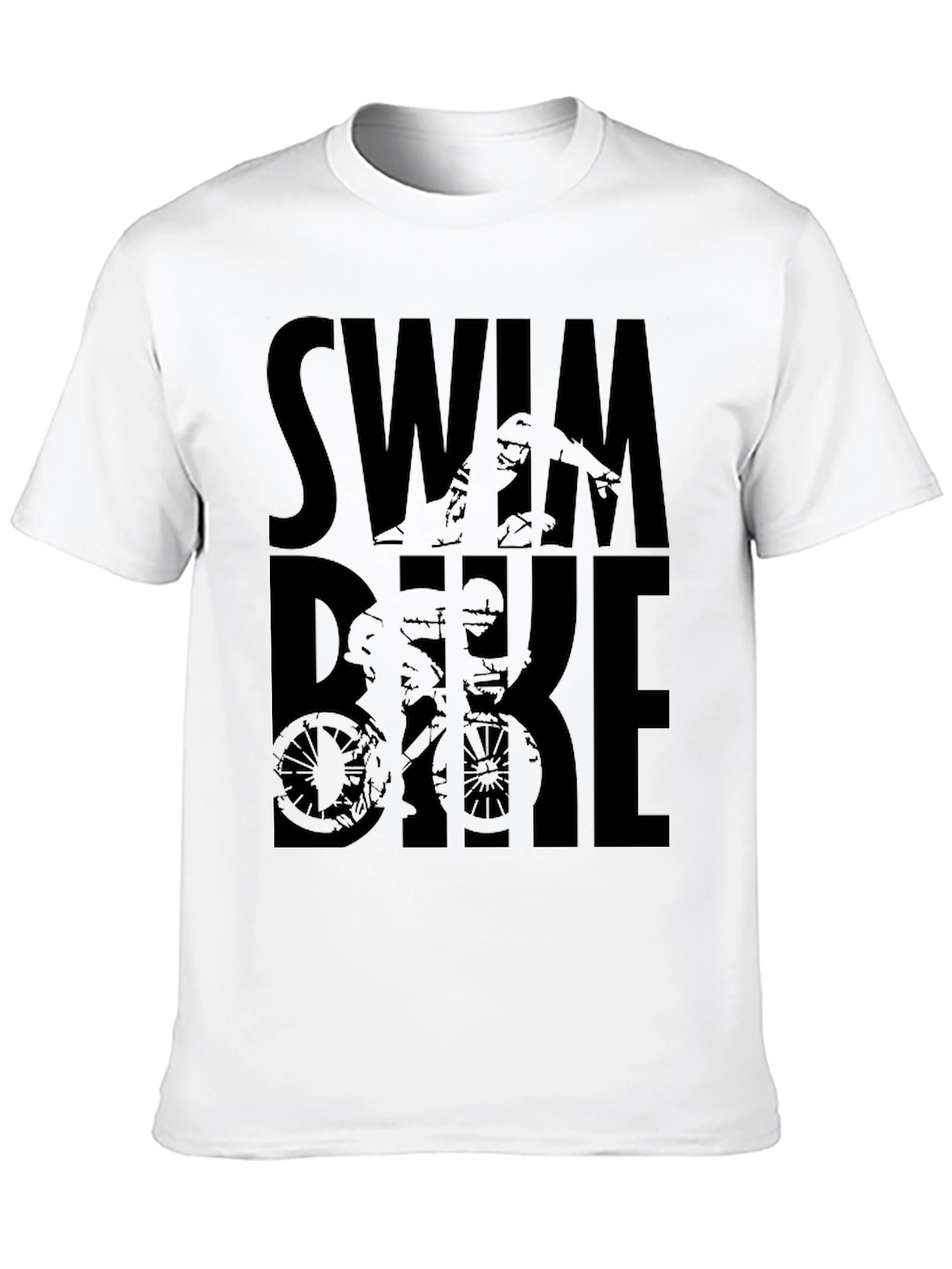 Triathlon Swim Bike Run Graphic Tee
