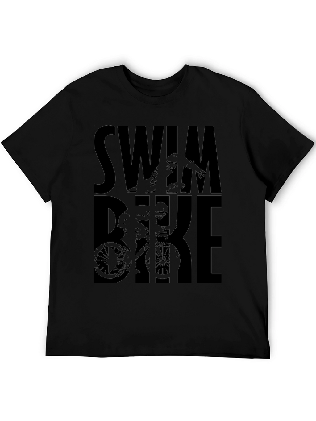 Triathlon Swim Bike Run Graphic Tee