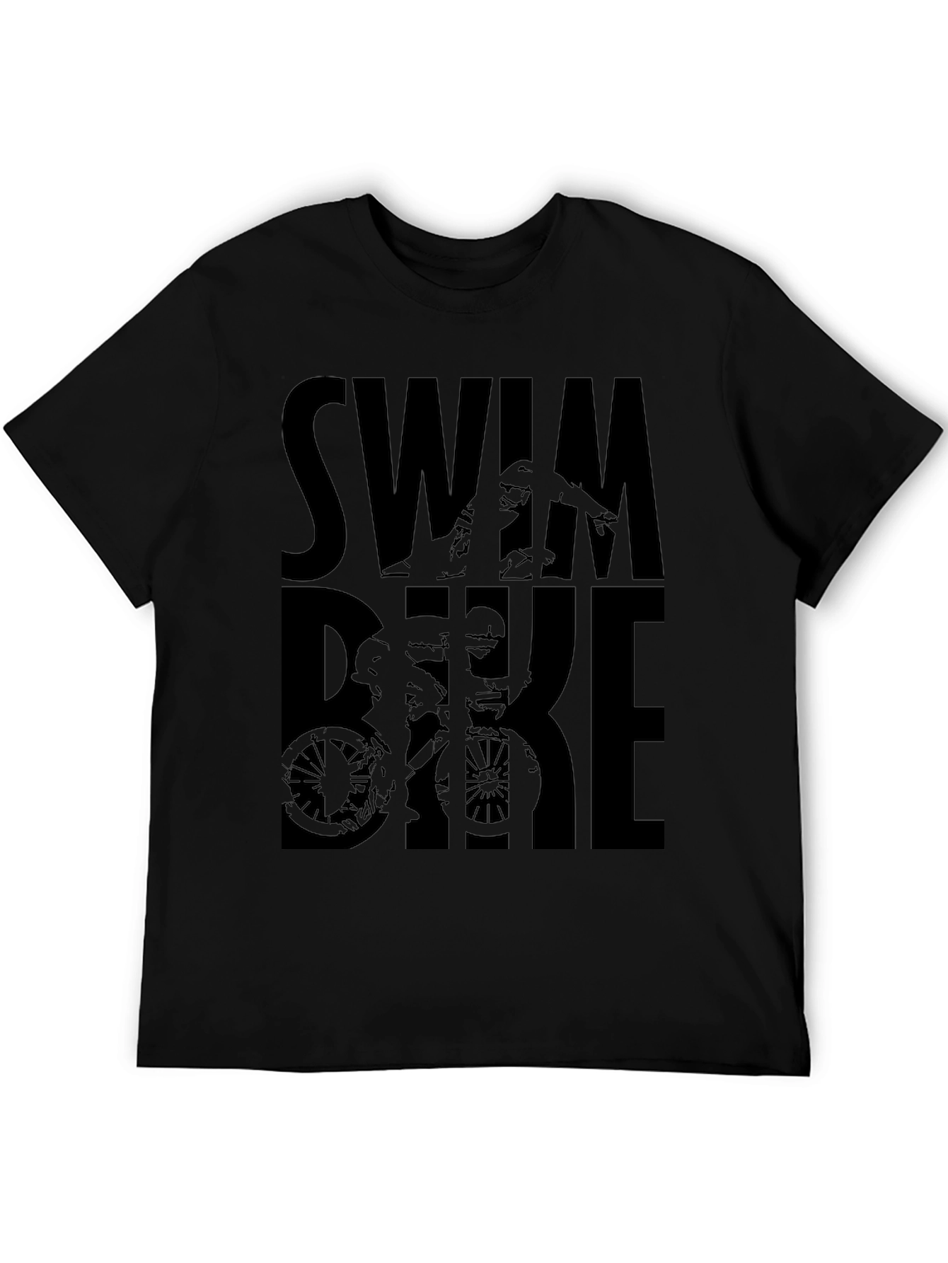 Triathlon Swim Bike Run Graphic Tee