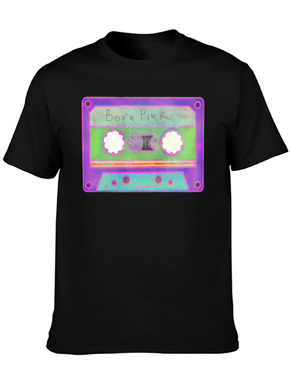 Born Pink Cassette Graphic Tee - Retro Style