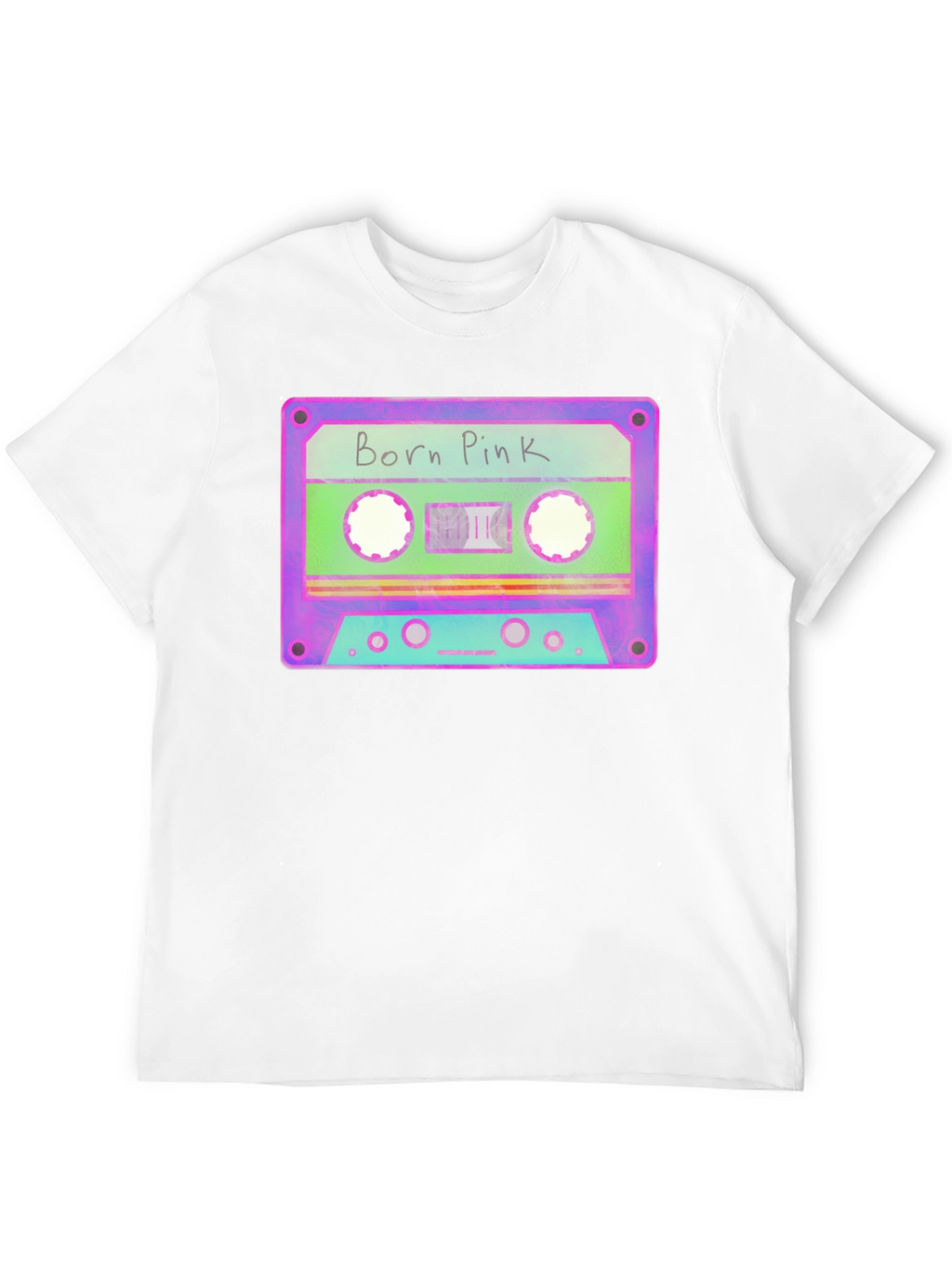 Born Pink Cassette Graphic Tee - Retro Style