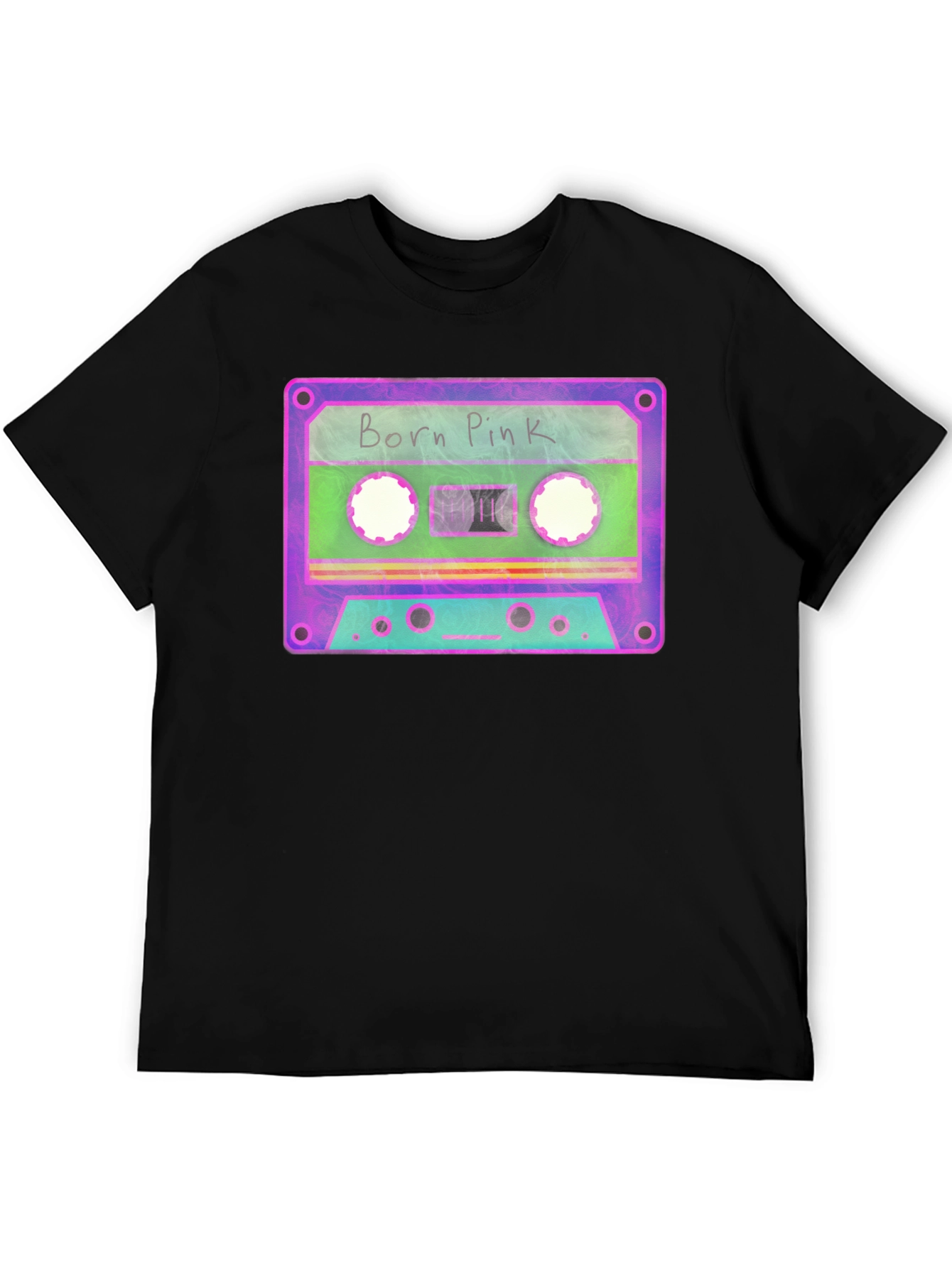 Born Pink Cassette Graphic Tee - Retro Style