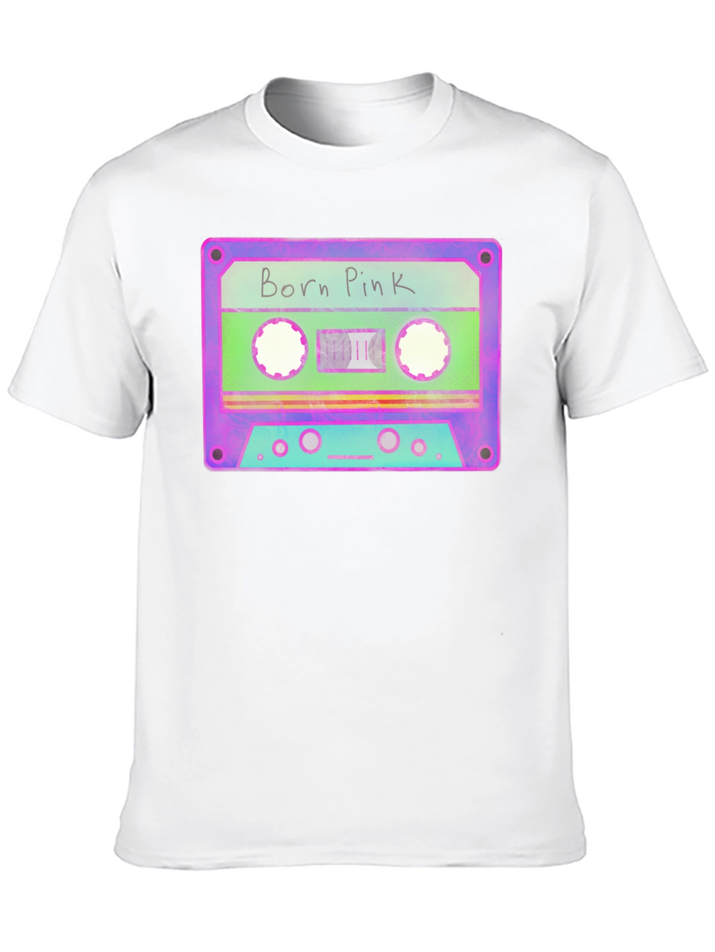 Born Pink Cassette Graphic Tee - Retro Style