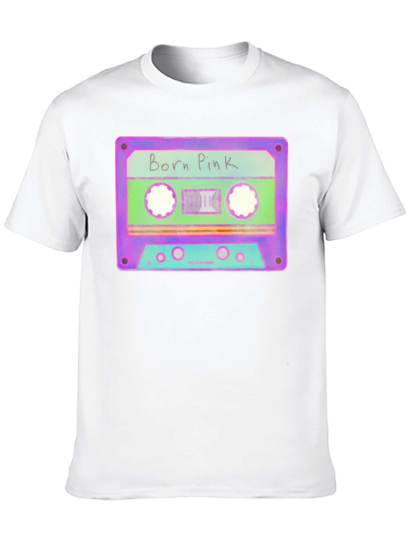 Born Pink Cassette Graphic Tee - Retro Style