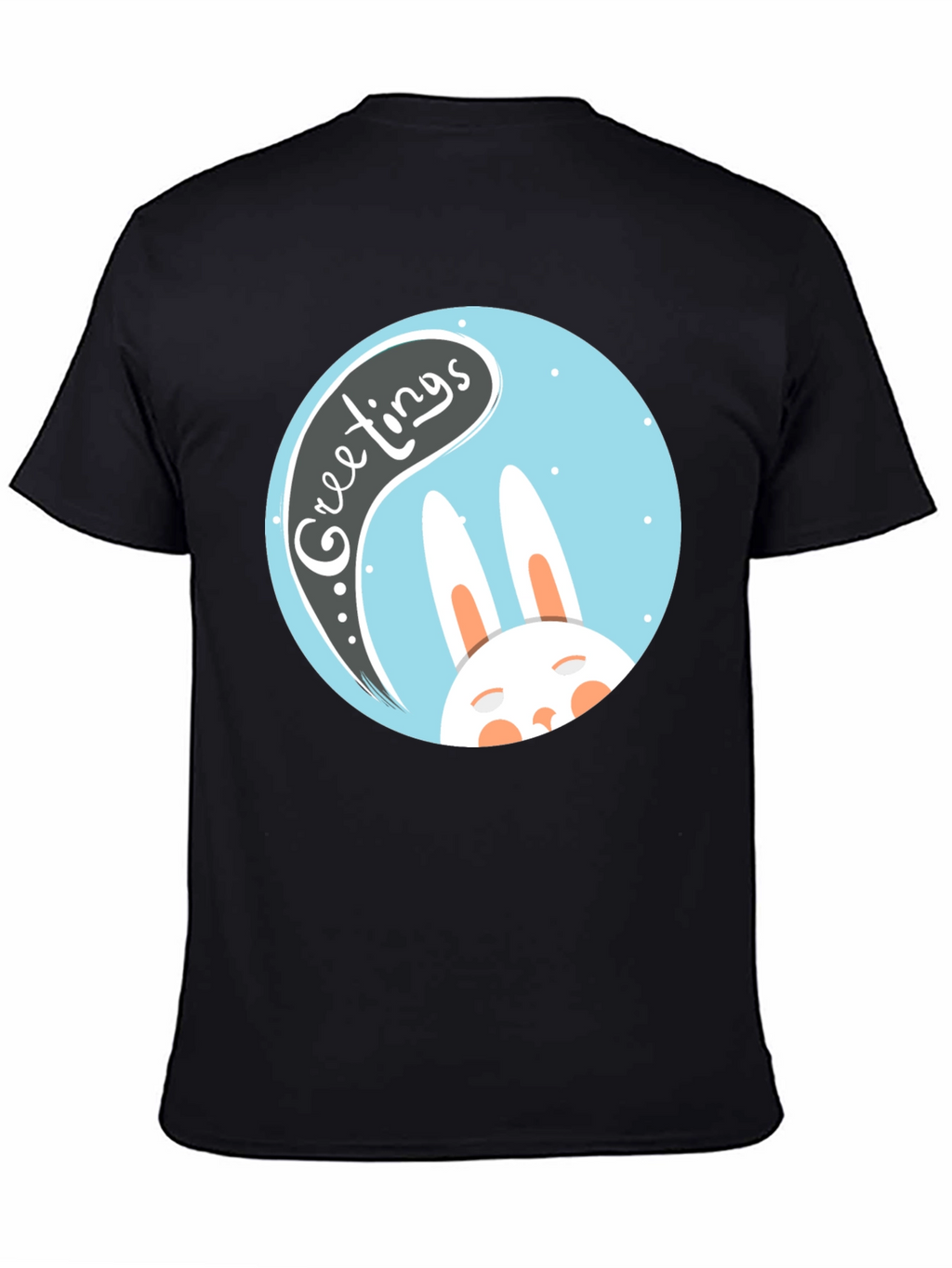 Greetings Bunny T-Shirt - Easter Holiday Apparel