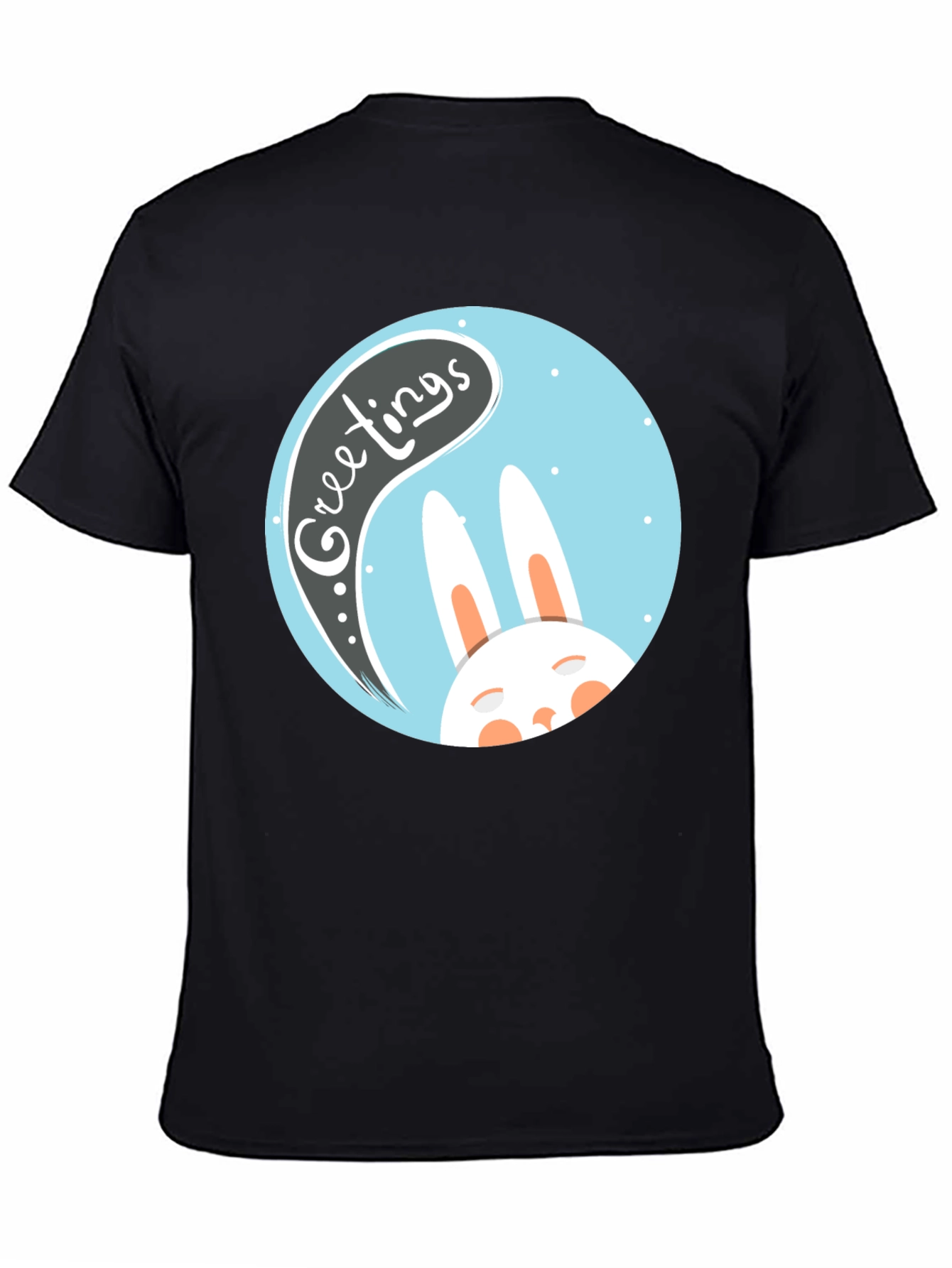Greetings Bunny T-Shirt - Easter Holiday Apparel
