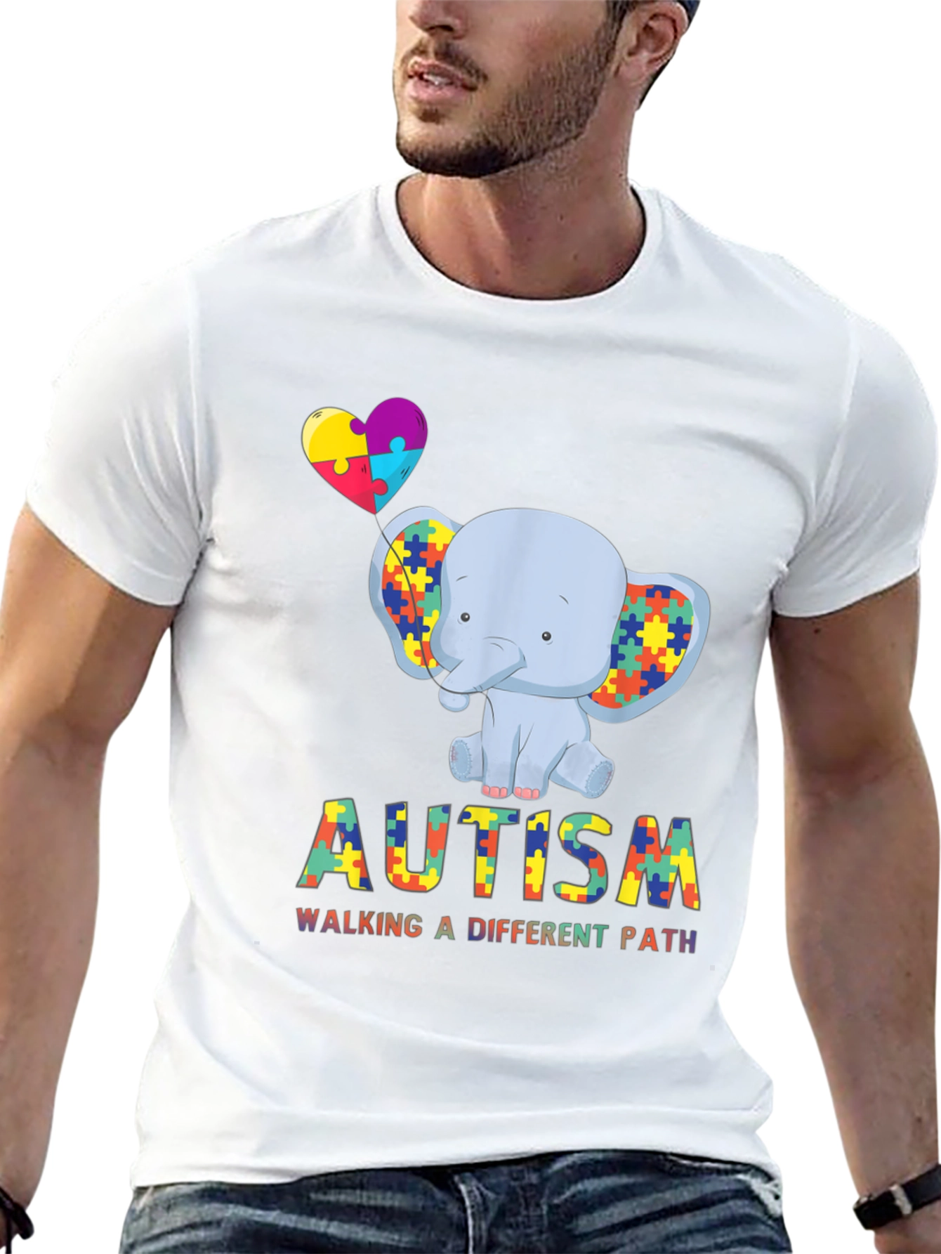 Autism Awareness Elephant T-Shirt