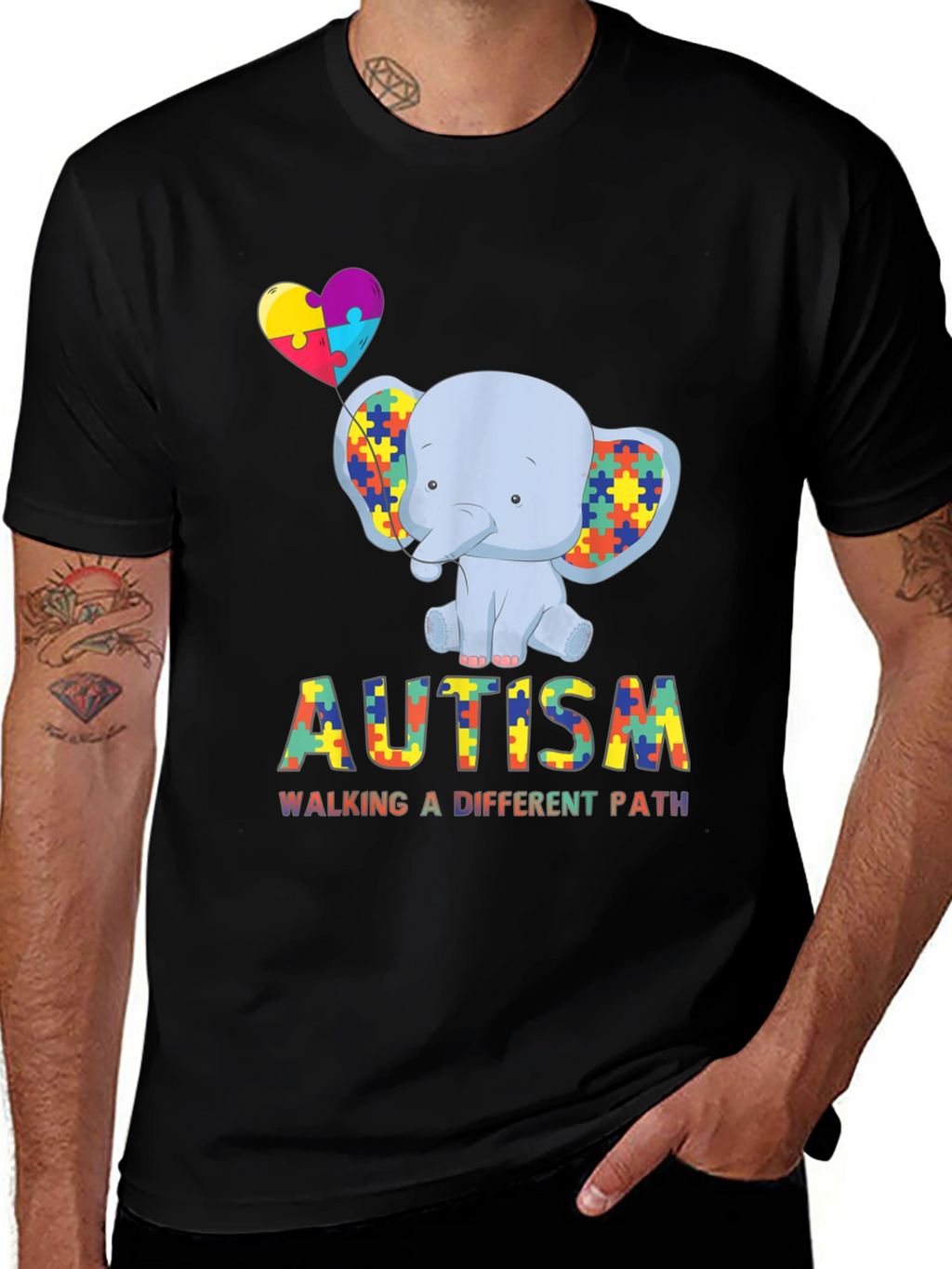 Autism Awareness Elephant T-Shirt