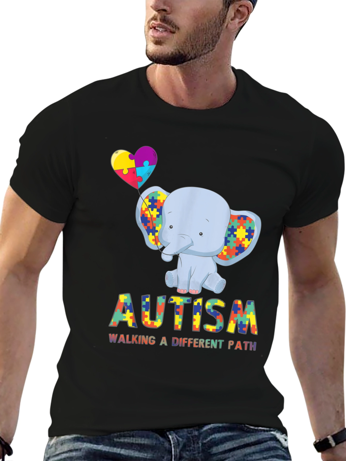 Autism Awareness Elephant T-Shirt