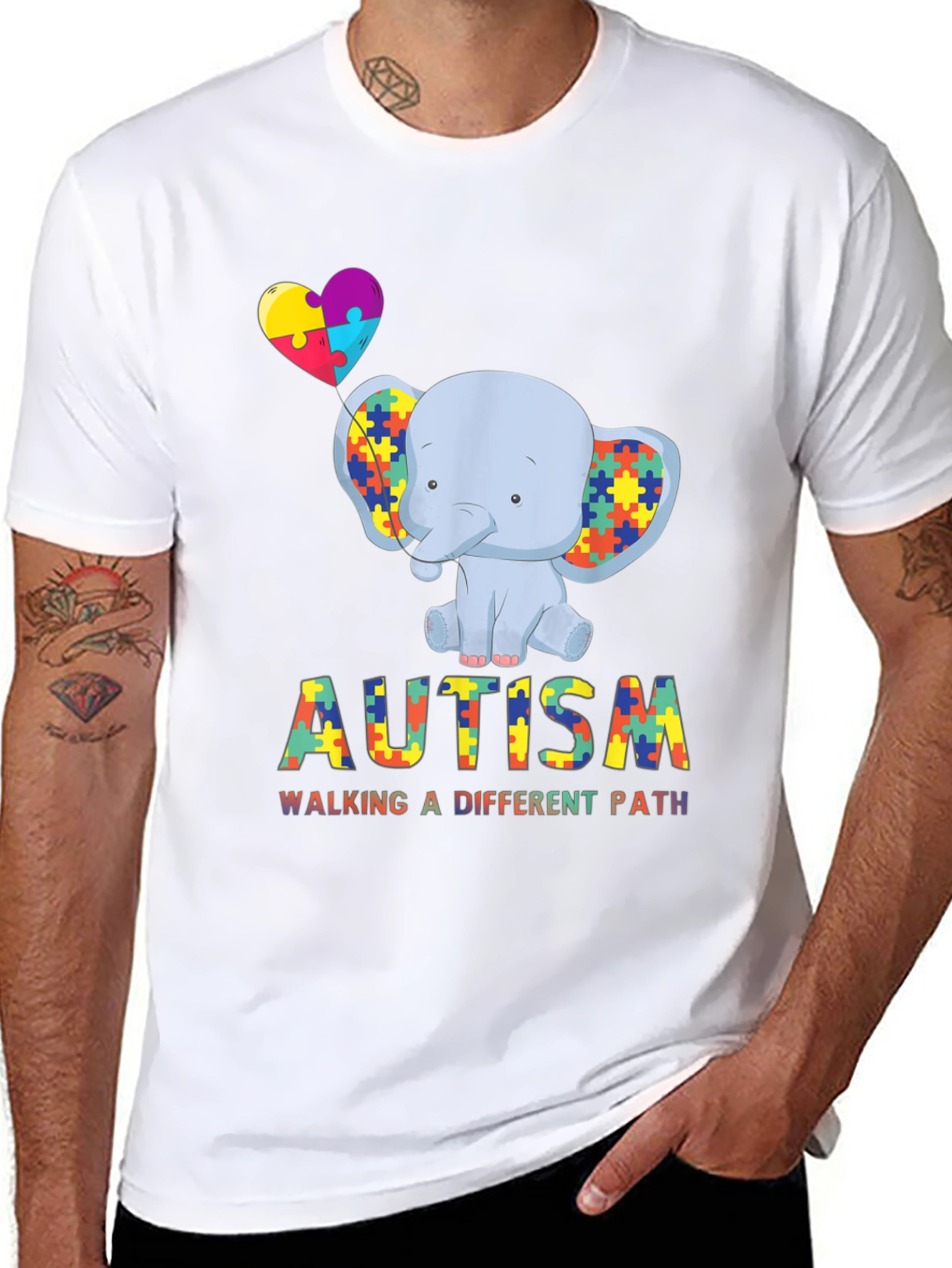 Autism Awareness Elephant T-Shirt