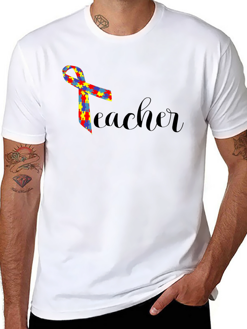 Autism Awareness Teacher T-Shirt
