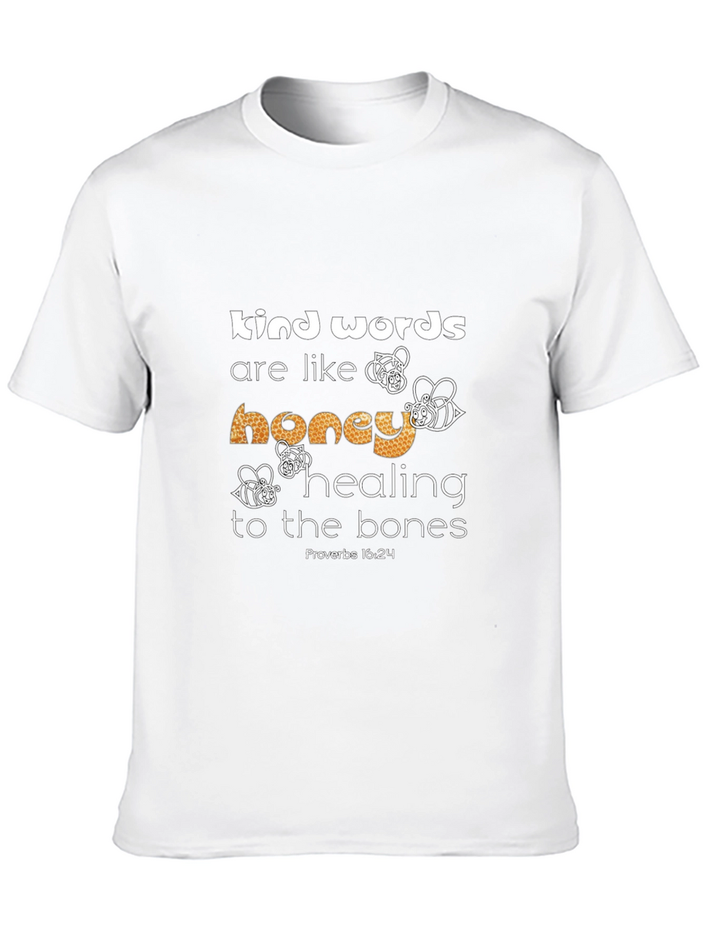 Kind Words Honey Bee Graphic Black T-Shirt