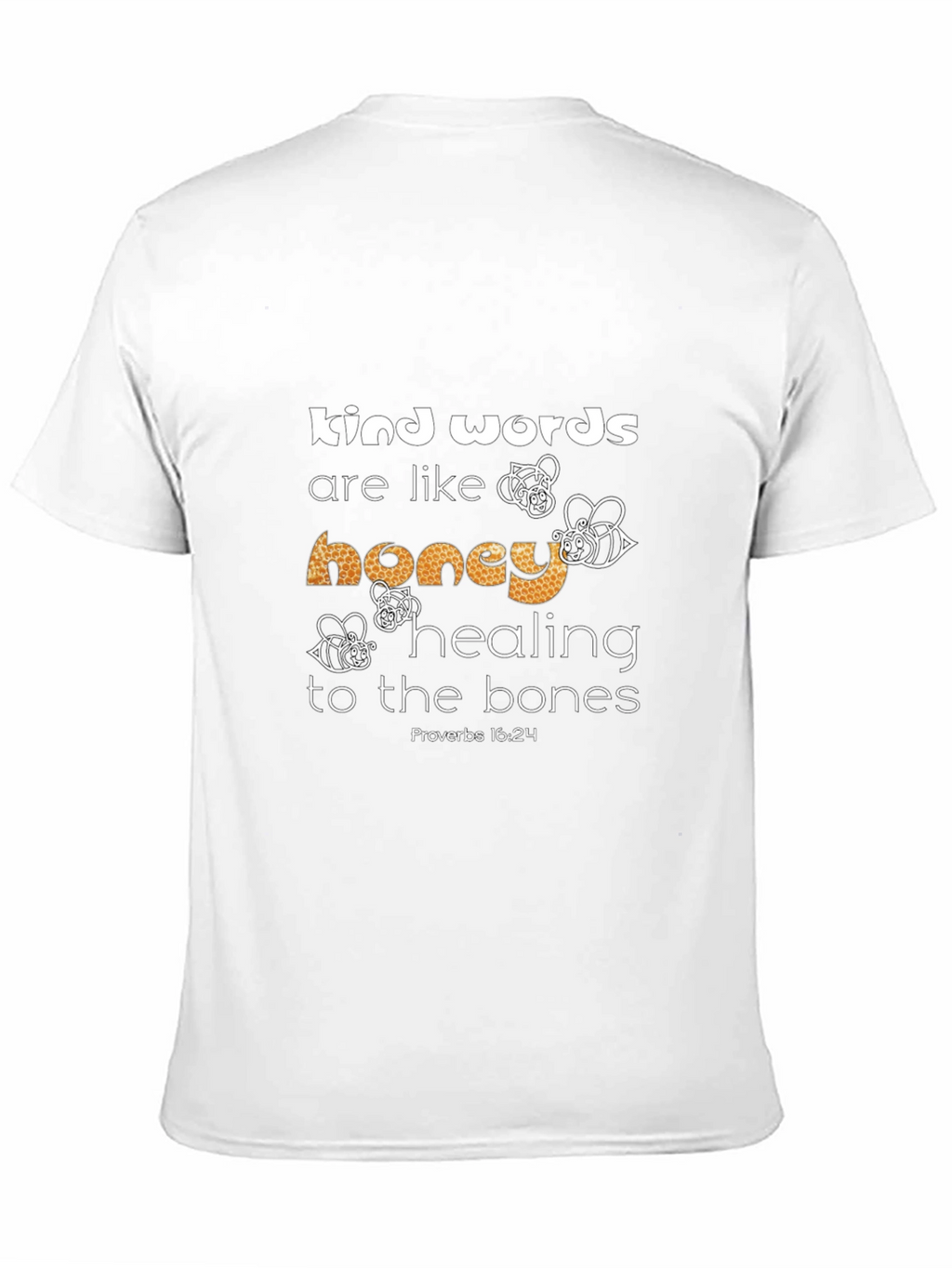Kind Words Honey Bee Graphic Black T-Shirt