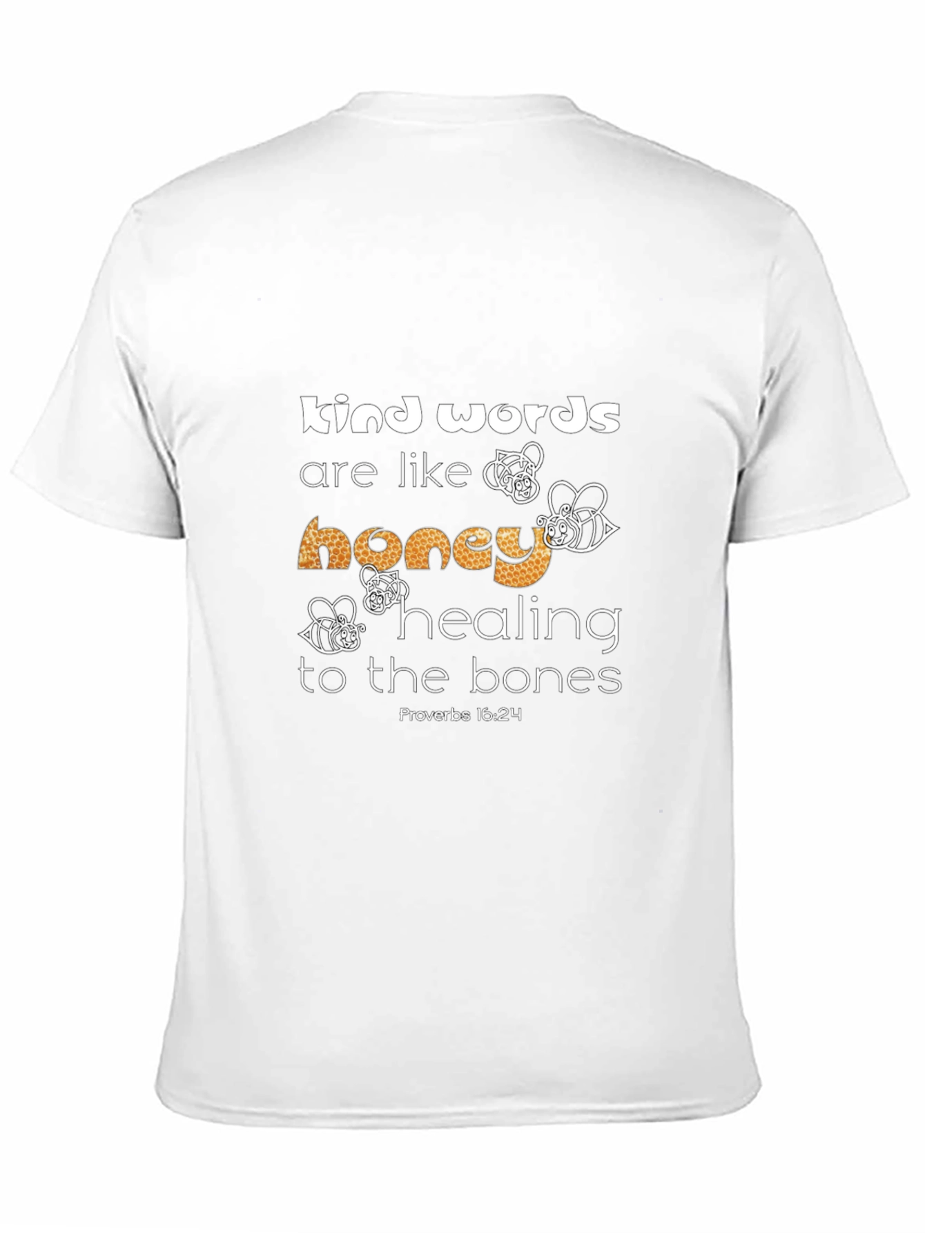 Kind Words Honey Bee Graphic Black T-Shirt