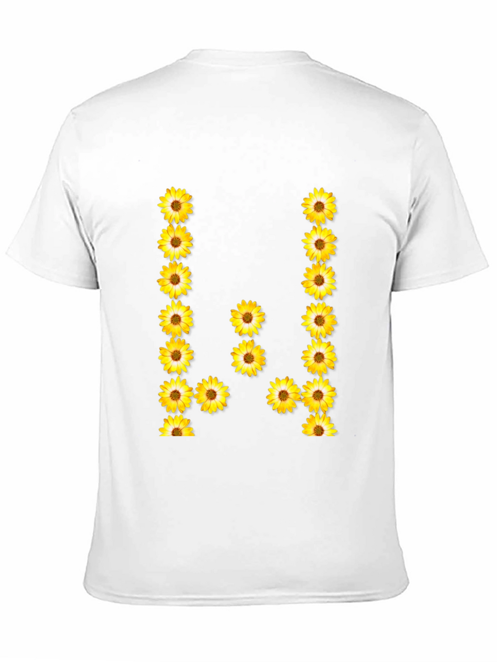 Sunflower Letter Graphic Tee - Black