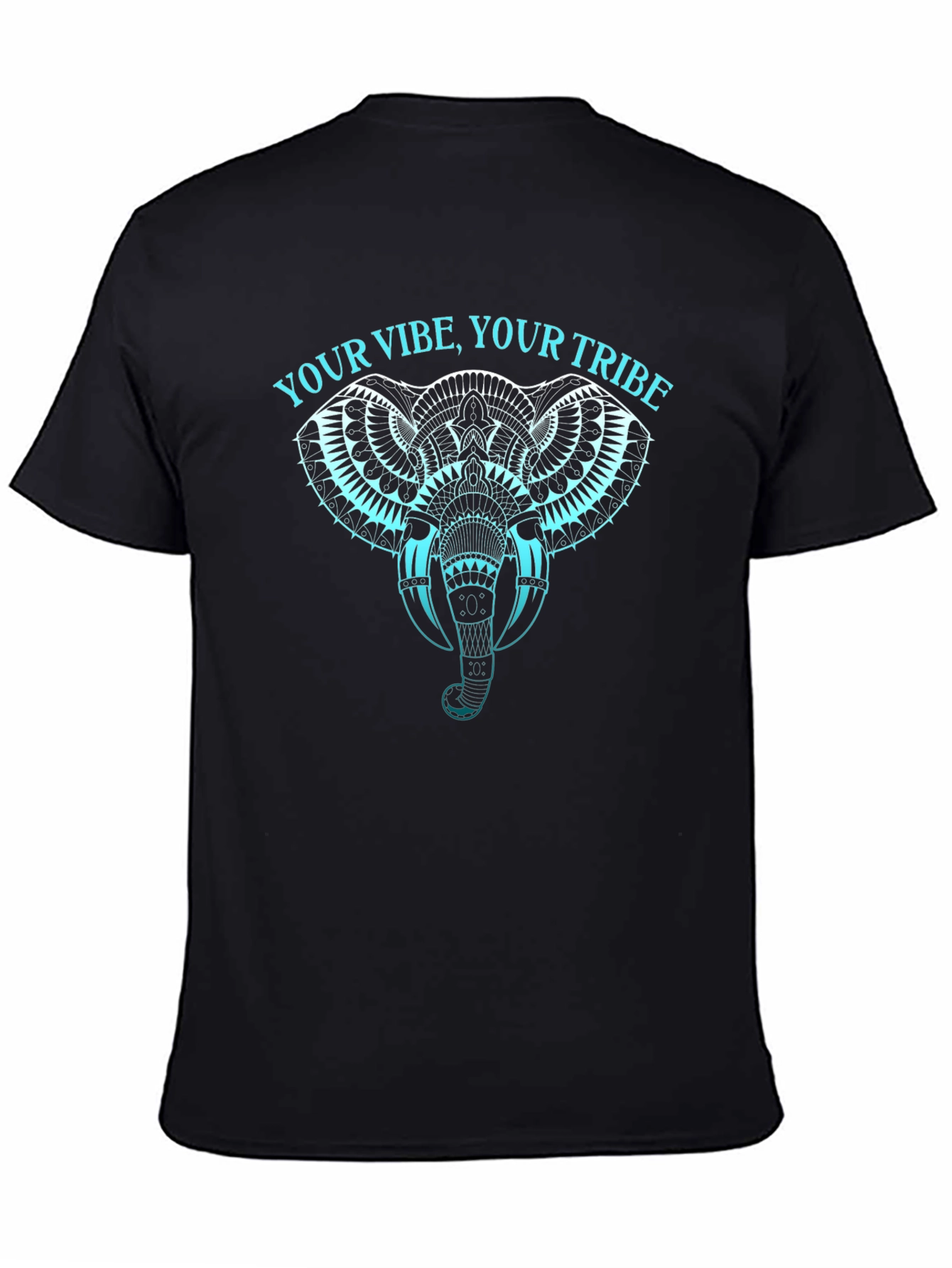 Tribal Elephant Graphic Tee - Your Vibe Your Tribe