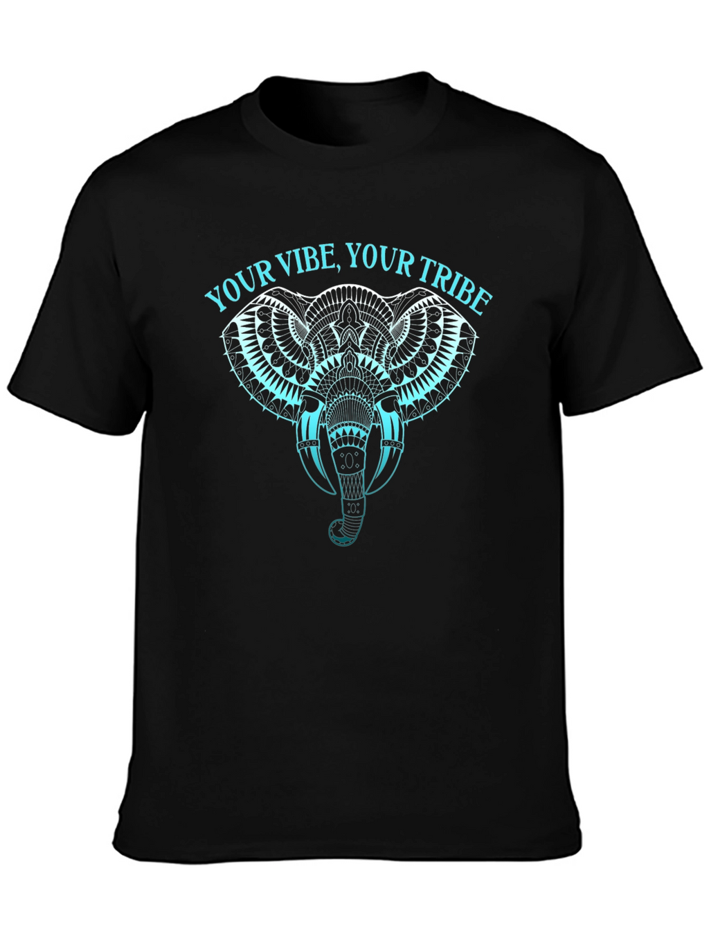 Tribal Elephant Graphic Tee - Your Vibe Your Tribe