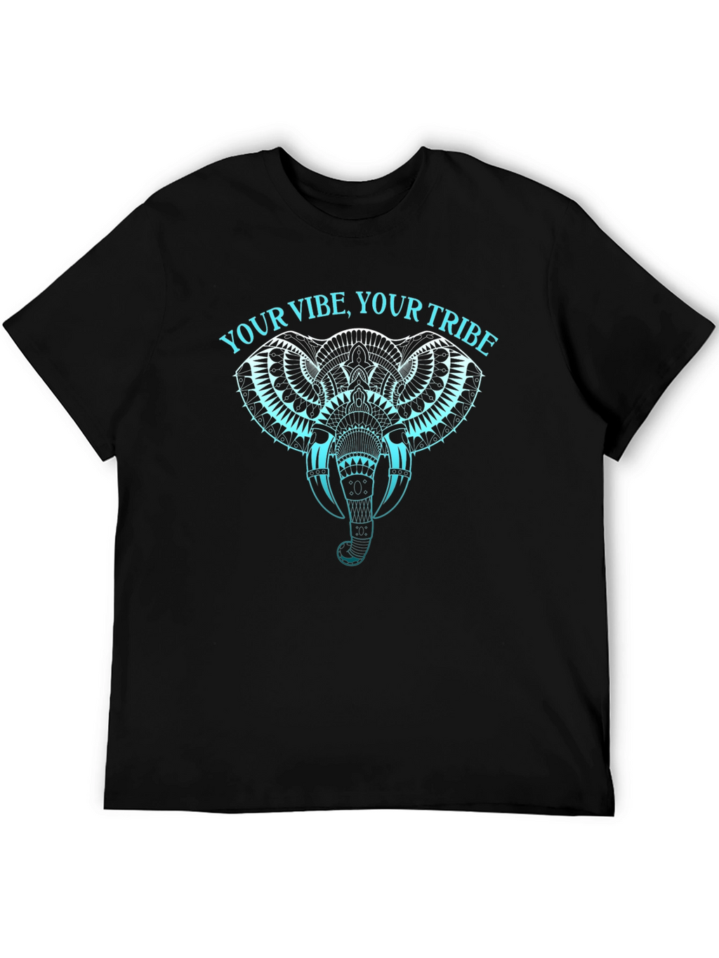 Tribal Elephant Graphic Tee - Your Vibe Your Tribe