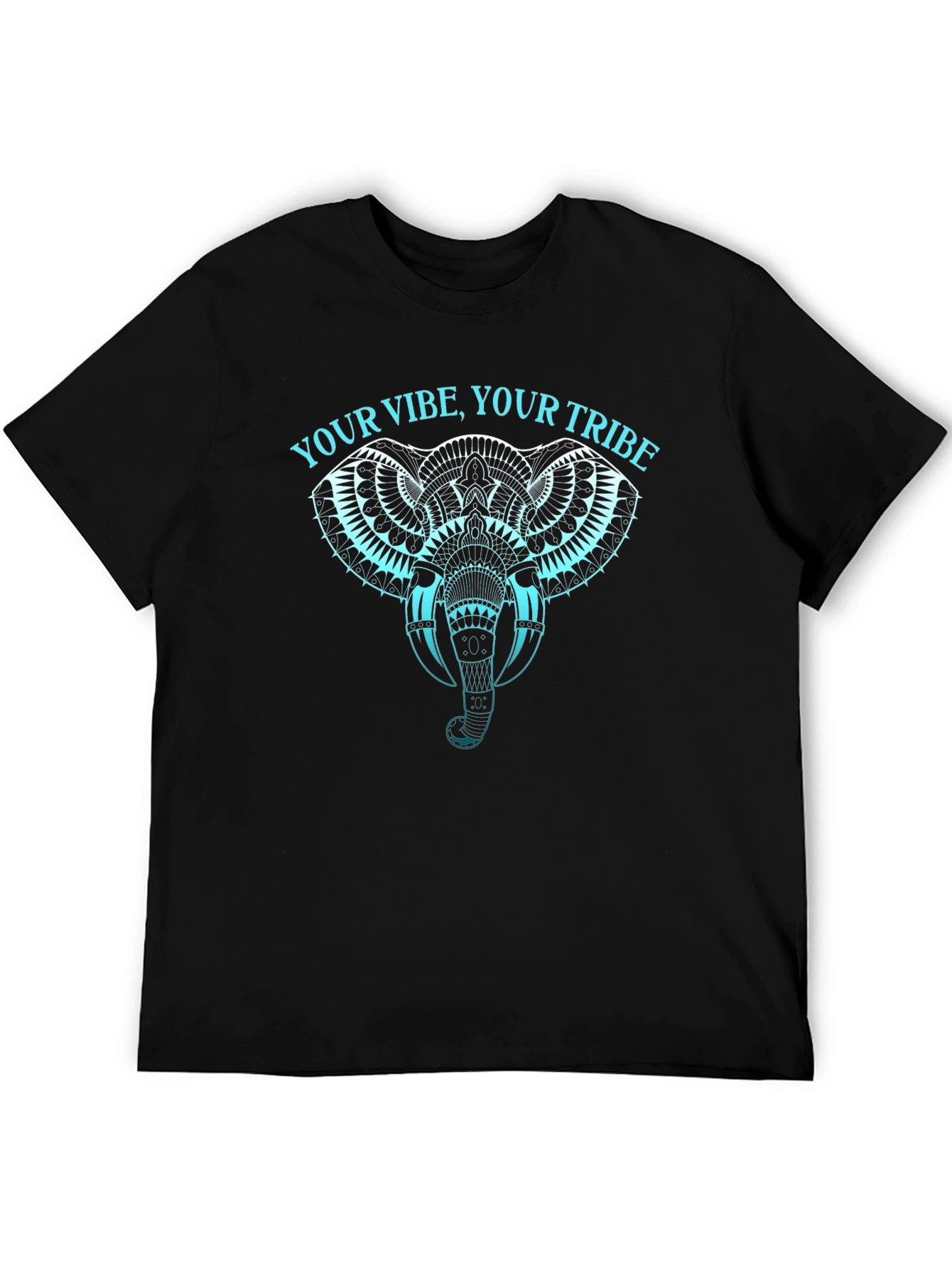 Tribal Elephant Graphic Tee - Your Vibe Your Tribe
