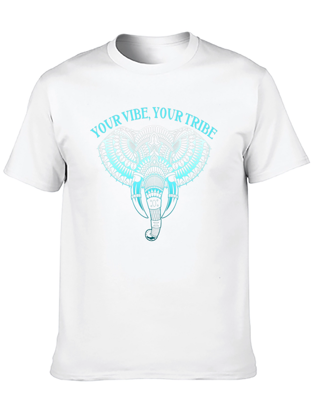 Tribal Elephant Graphic Tee - Your Vibe Your Tribe