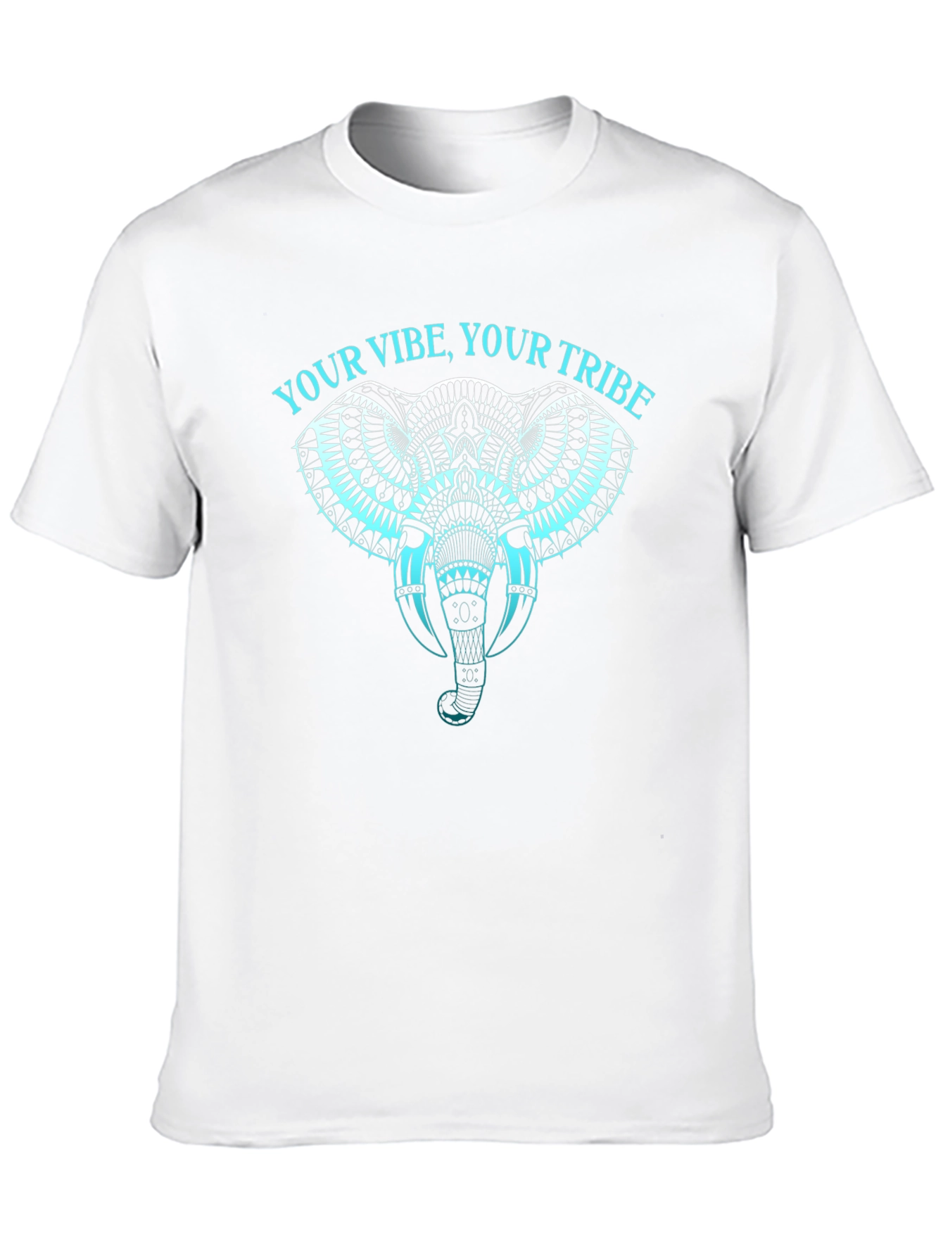 Tribal Elephant Graphic Tee - Your Vibe Your Tribe