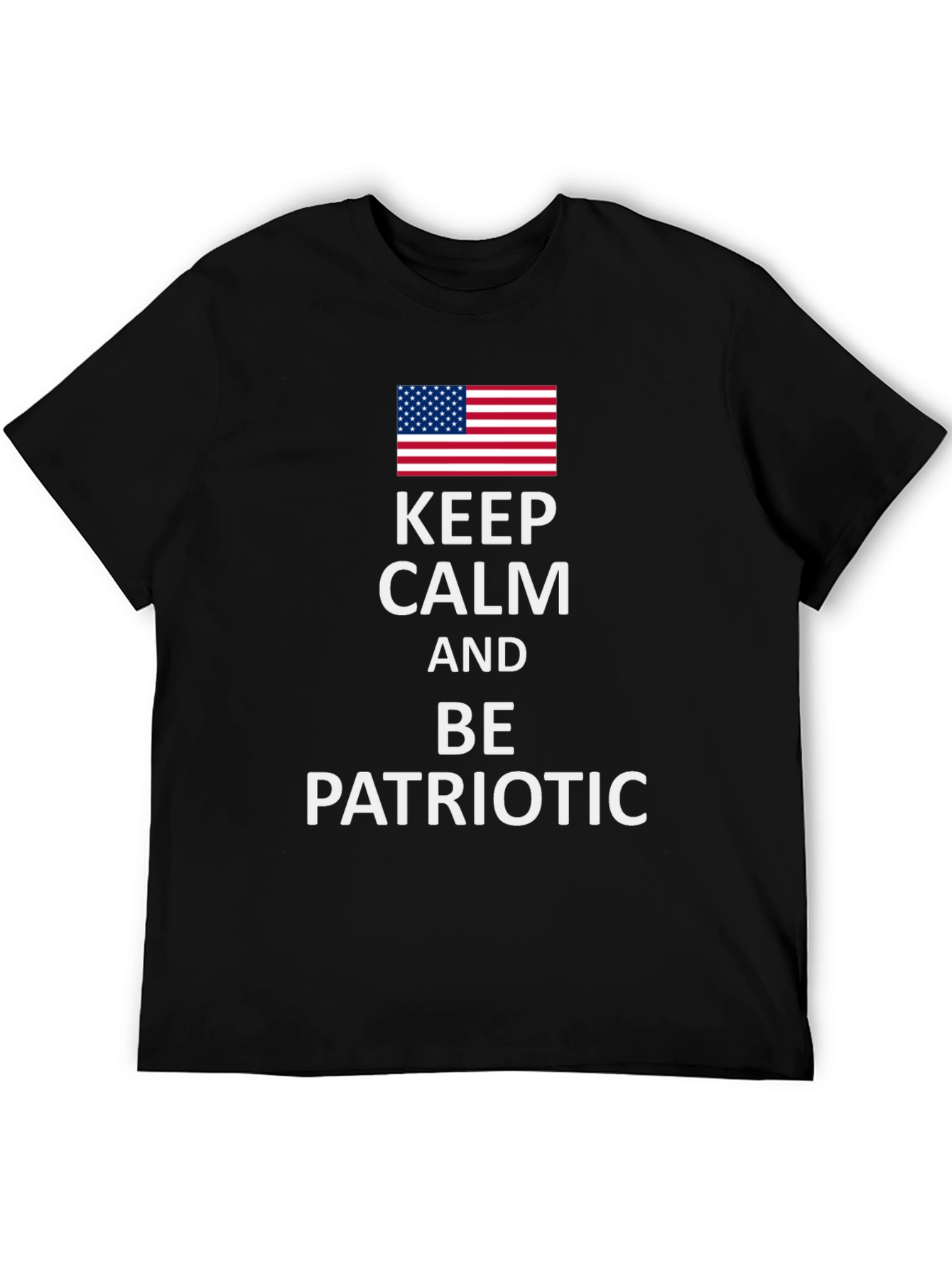 Keep Calm and Be Patriotic Tee