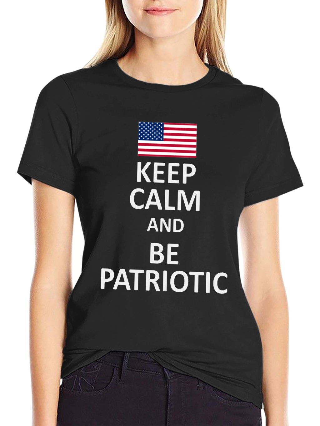 Keep Calm and Be Patriotic Tee