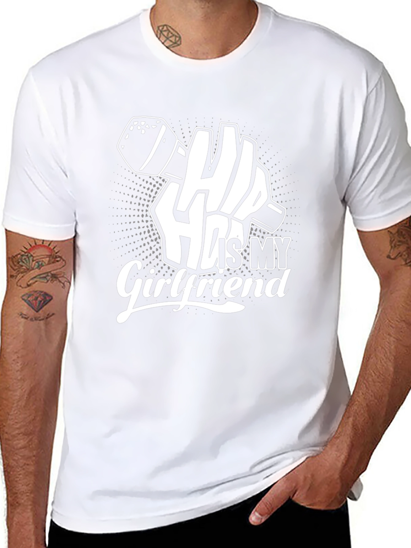 Hip Hop Is My Girlfriend Graphic T-Shirt