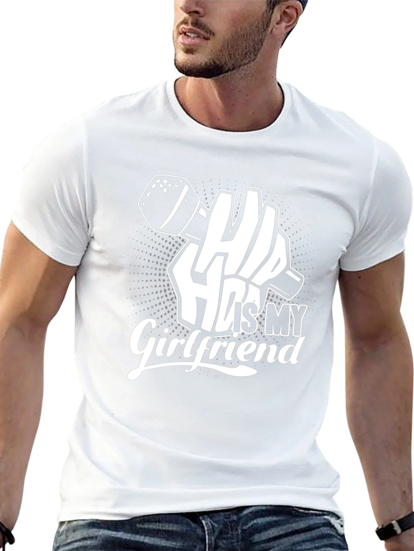 Hip Hop Is My Girlfriend Graphic T-Shirt
