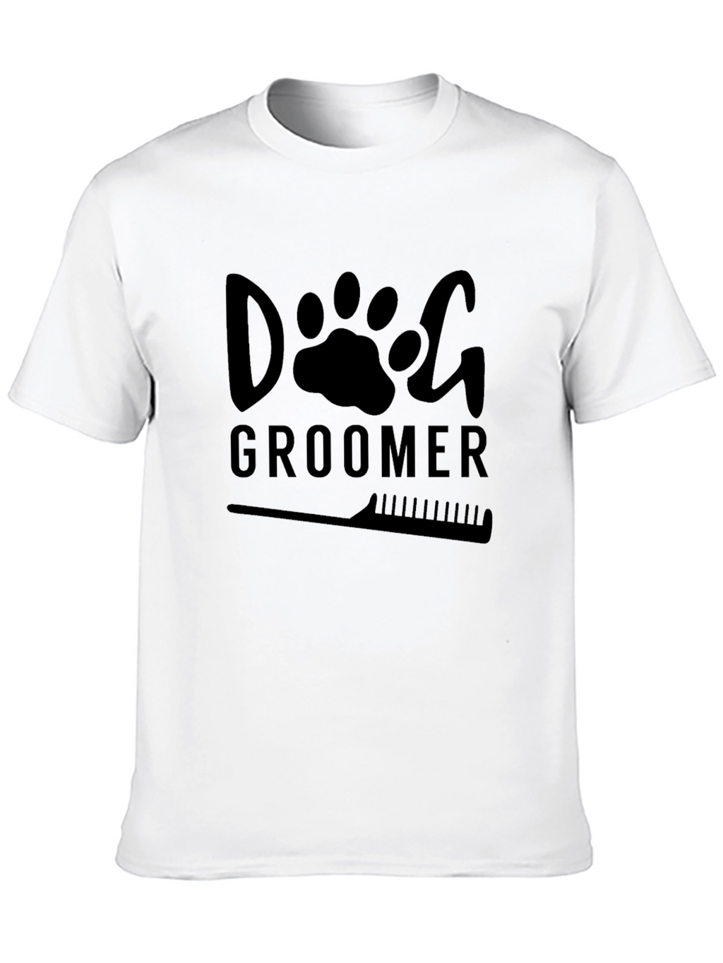 Dog Groomer T-Shirt - Black Graphic Tee