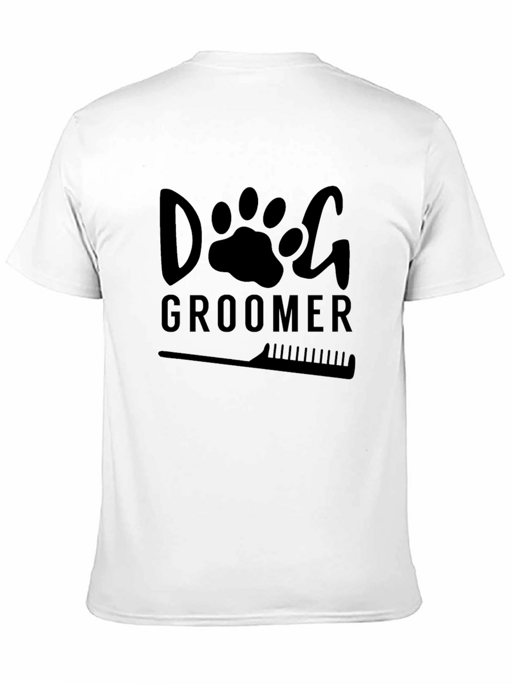 Dog Groomer T-Shirt - Black Graphic Tee
