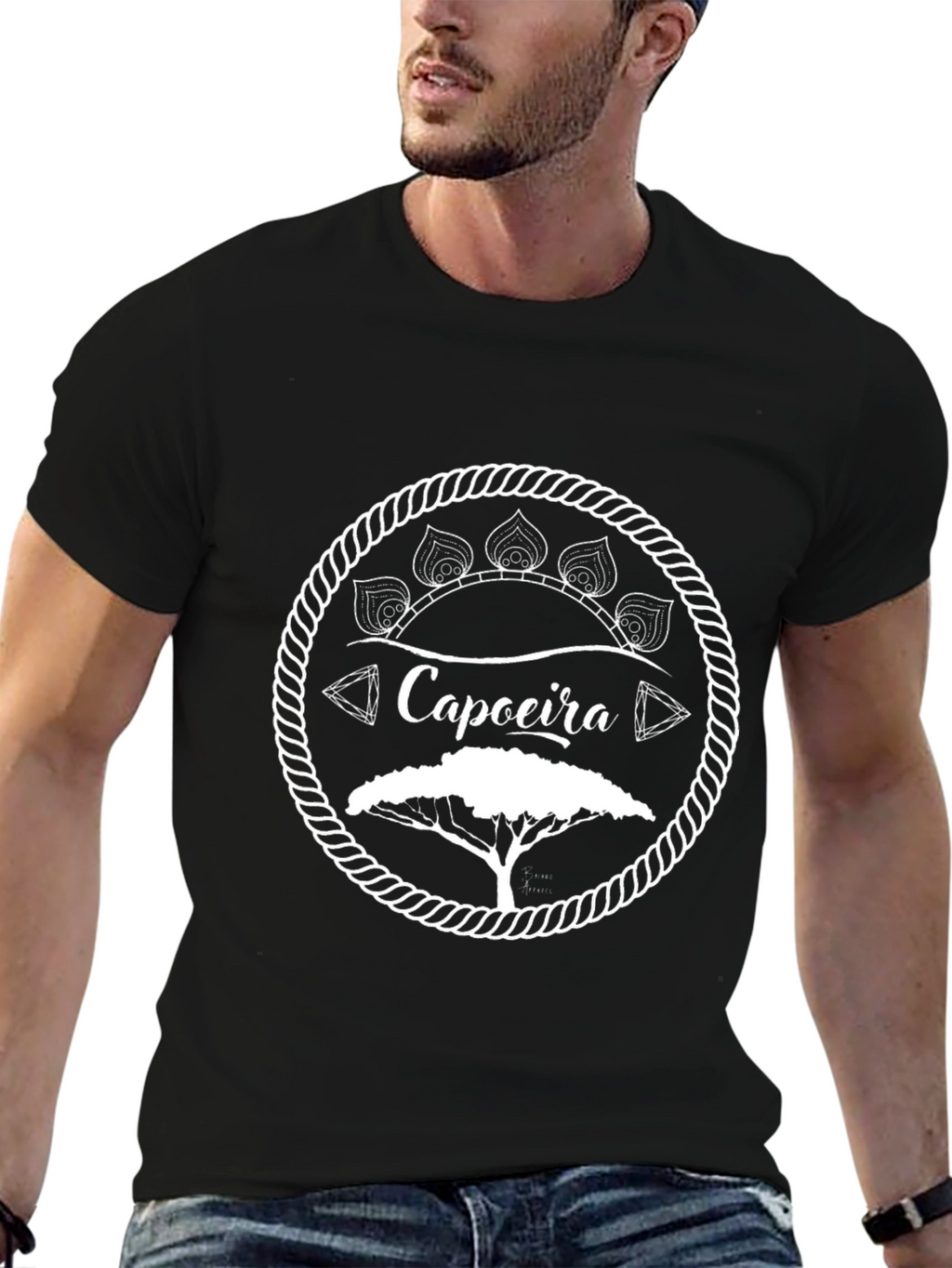 Capoeira Tree Graphic T-Shirt