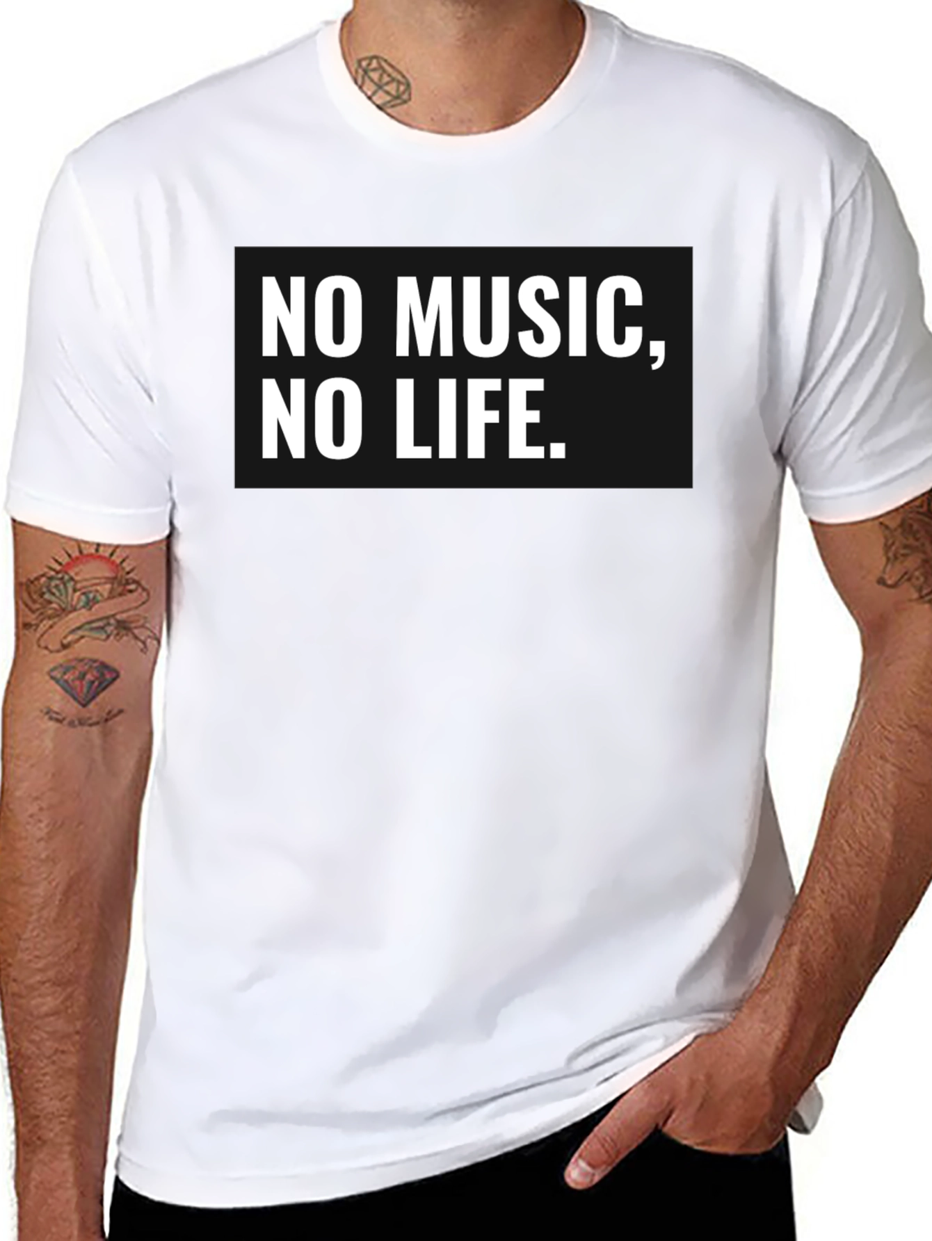 No Music No Life - Graphic T-Shirt
